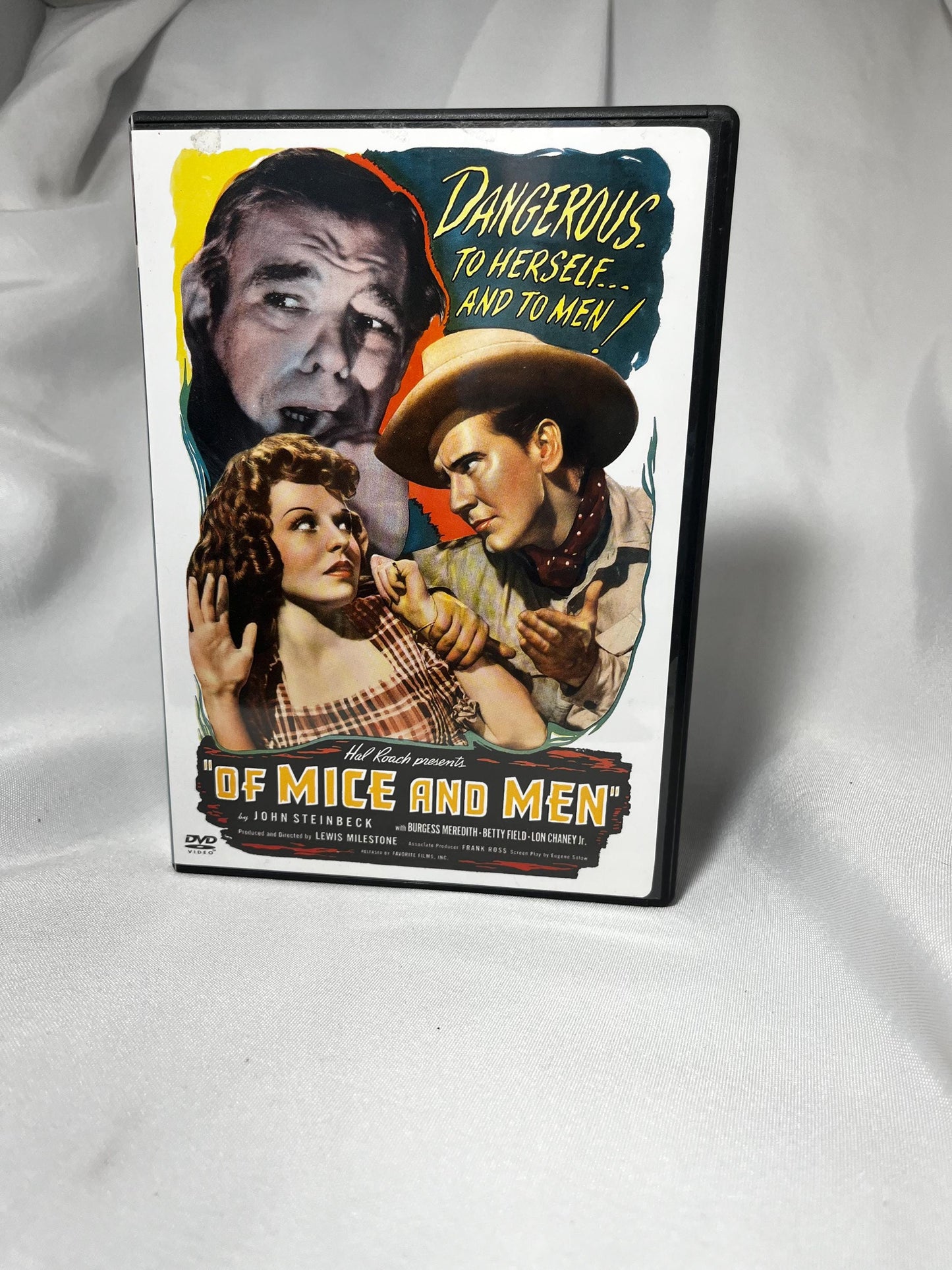 Of Mice and Men 1939 DVD Lon Chaney Jr. Burgess Meredith Betty Field Classic Cinema Film