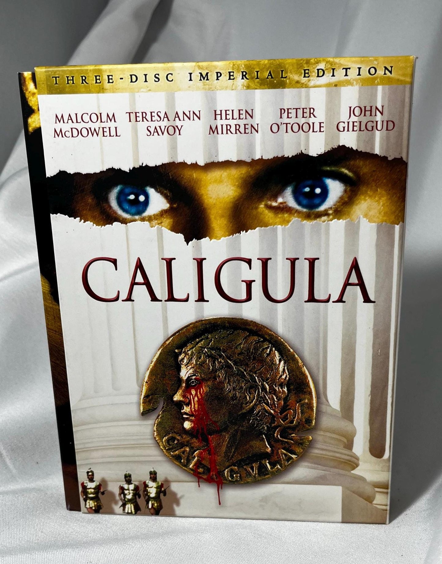 Caligula Imperial Edition Three-DVD Set 1979 Malcolm McDowell Helen Mirren Peter O'Toole Teresa Ann Savoy