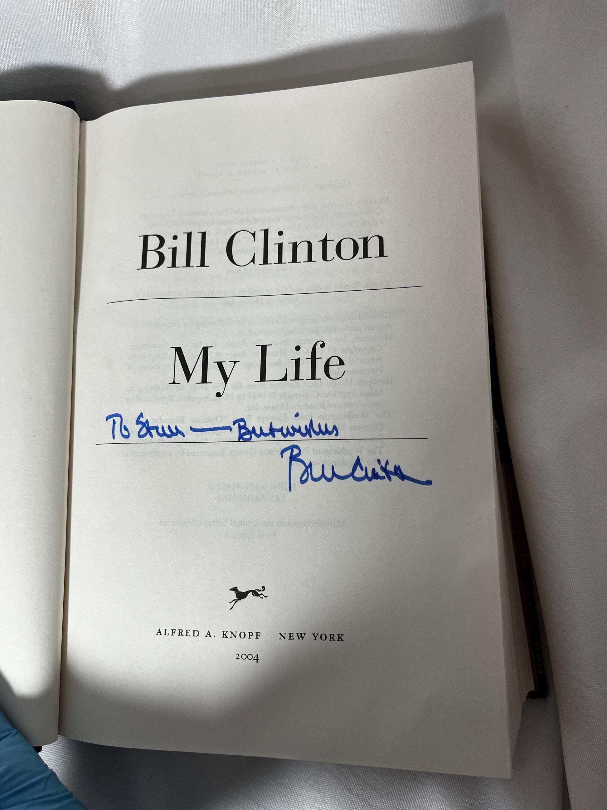 My Life by Bill Clinton - First Edition Hardcover Memoir Book, Presidential Memoir 2004