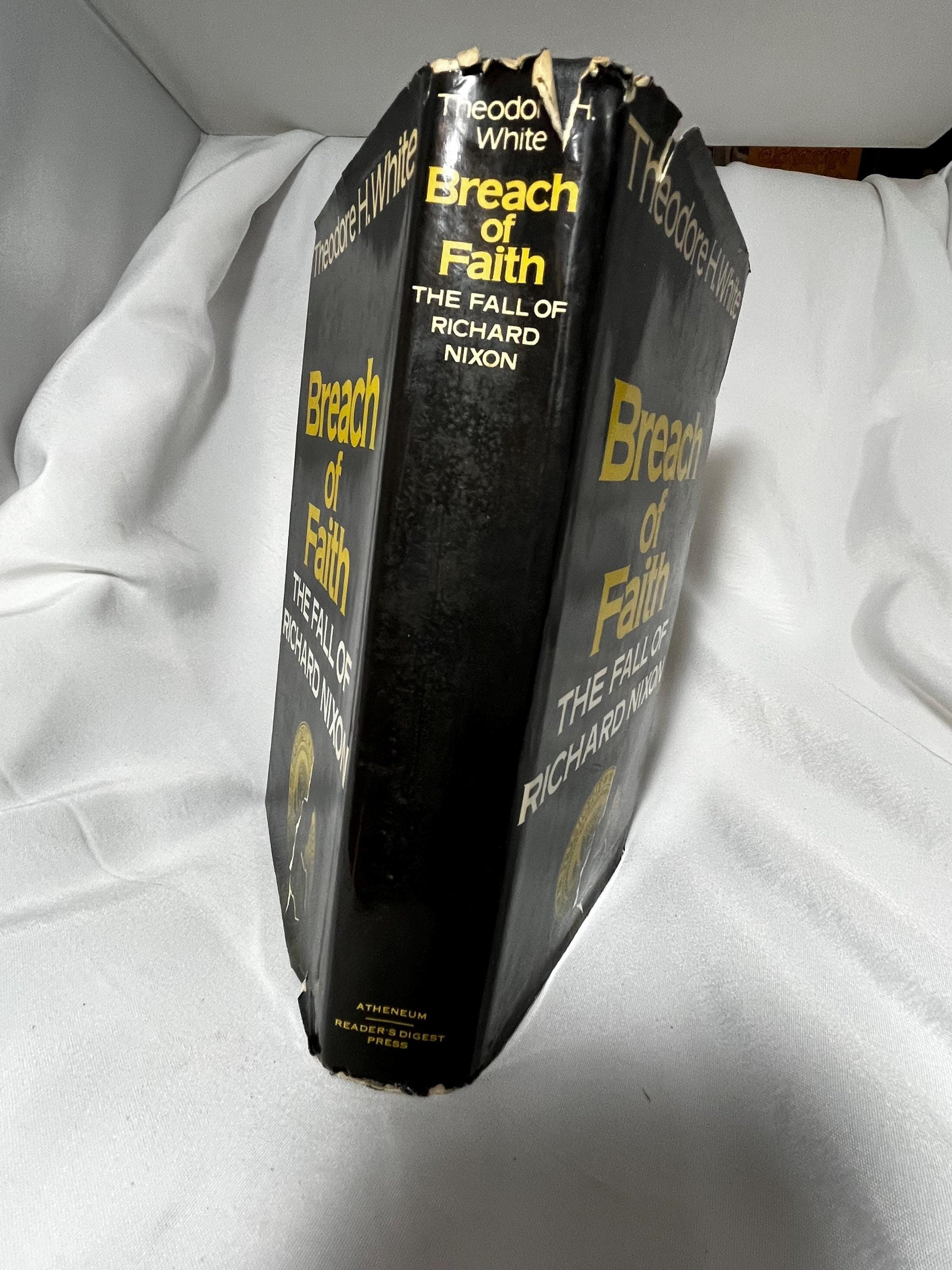 Breach of Faith: The Fall of Richard Nixon Watergate Scandal Hardcover Book 1975 First Edition, Political History, Election