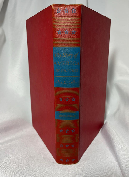 Vintage America in Pictures Hardcover Book 1953, USA Photography Collection by Alan C. Collins