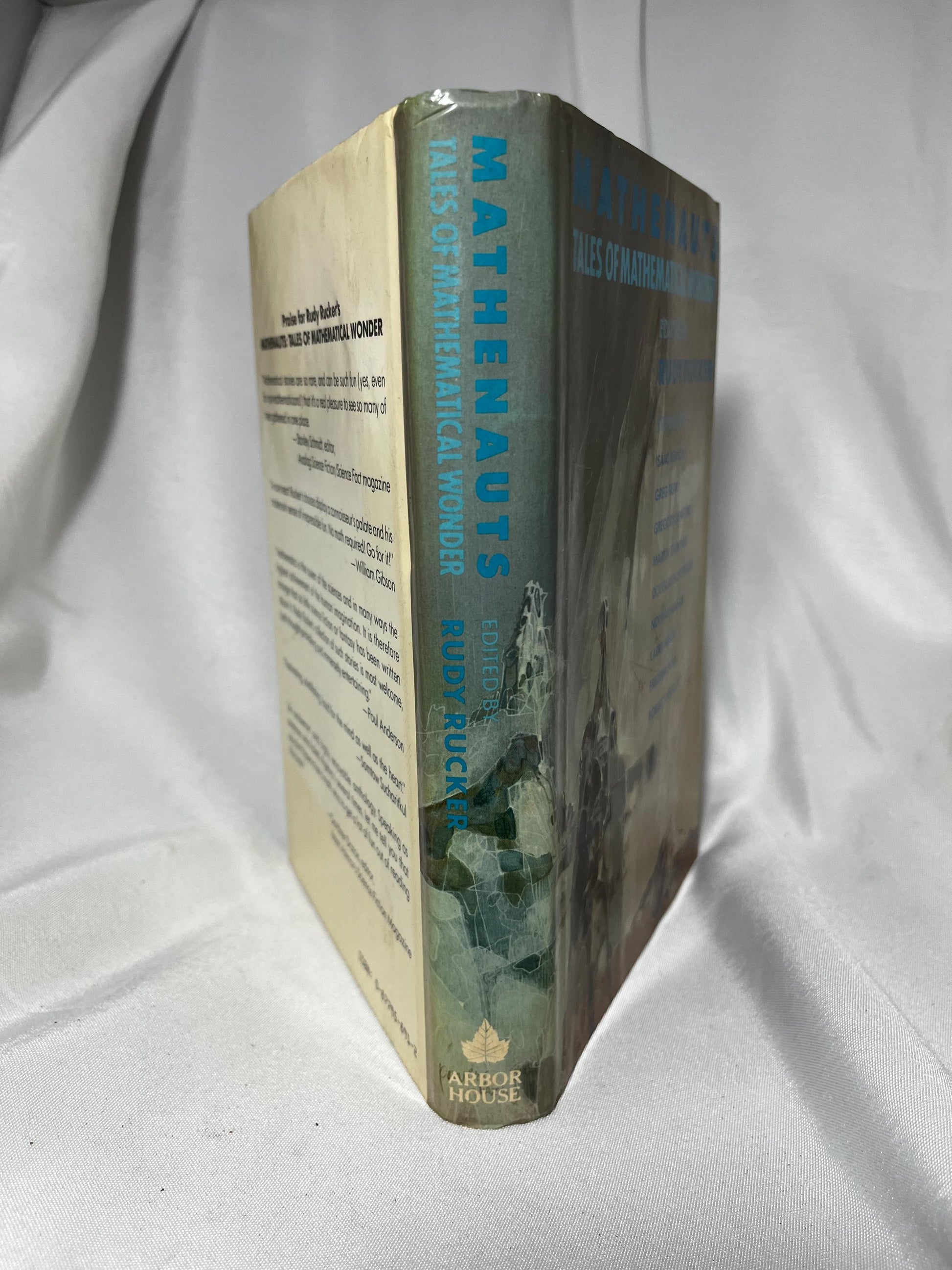 Mathenauts Short Story Collection Hardcover 1987, Isaac Asimov Greg Bear Douglas Hofstadter Science Fiction