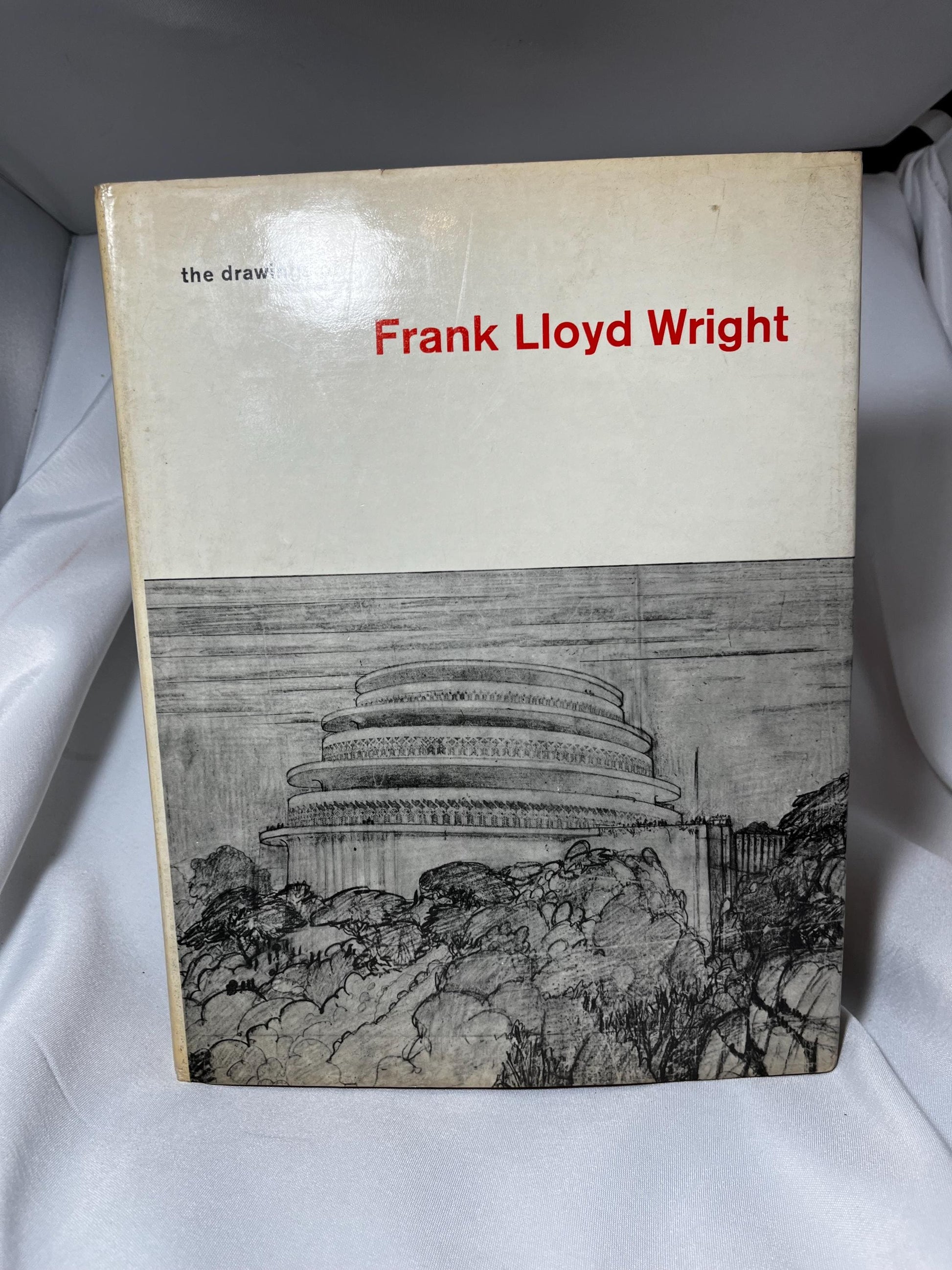 Vintage Frank Lloyd Wright Drawings Book 1962 Hardcover, Architectural Collection, Architecture Lover Gift, Rare Edition