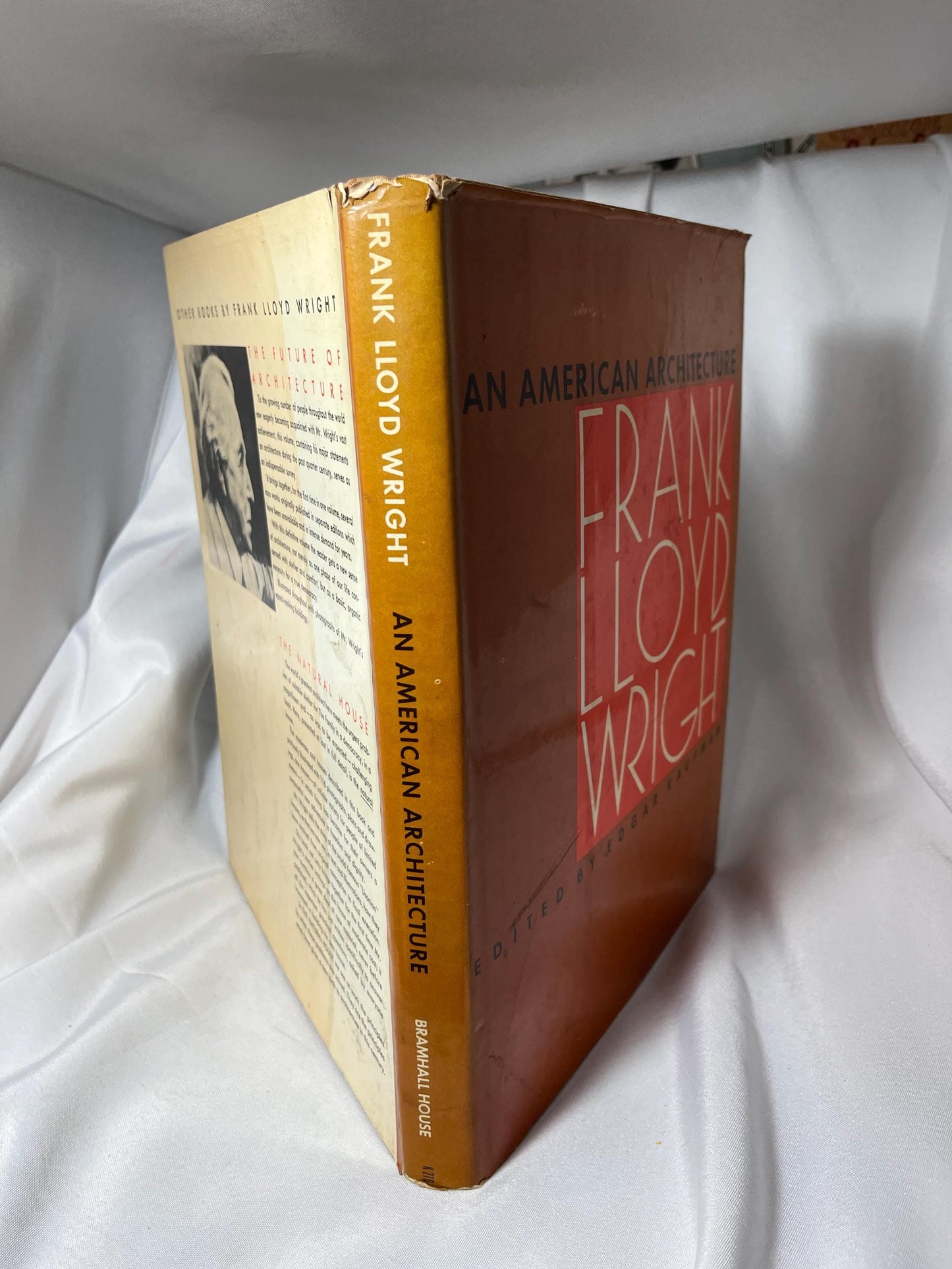Vintage American Architecture Book by Frank Lloyd Wright 1955 First Edition, Art and Architecture Reference, Mid Century Design