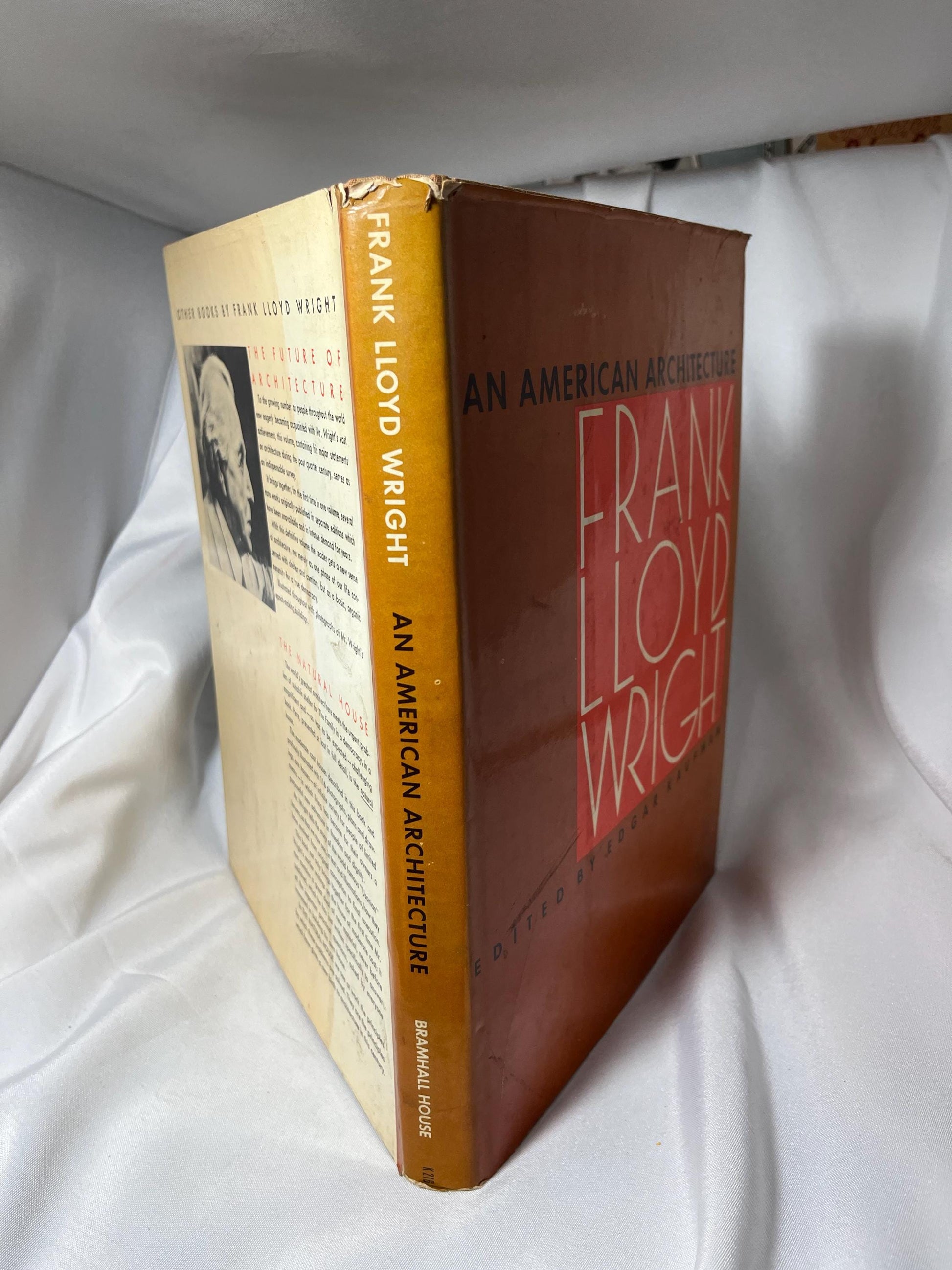 Vintage American Architecture Book by Frank Lloyd Wright 1955 First Edition, Art and Architecture Reference, Mid Century Design