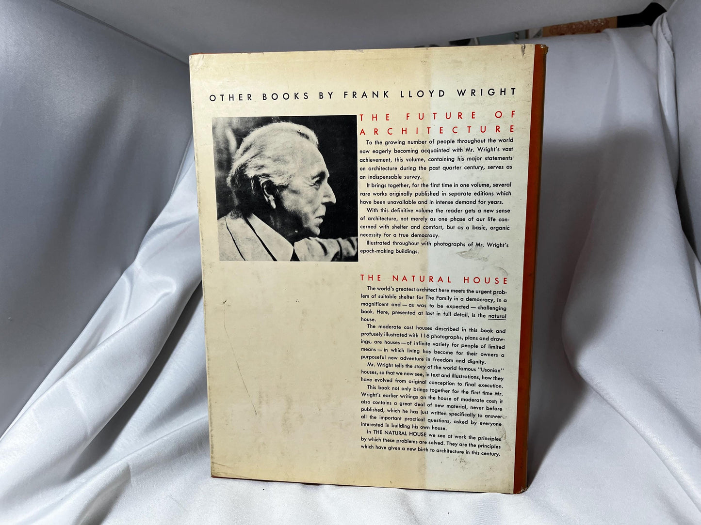 Vintage American Architecture Book by Frank Lloyd Wright 1955 First Edition, Art and Architecture Reference, Mid Century Design