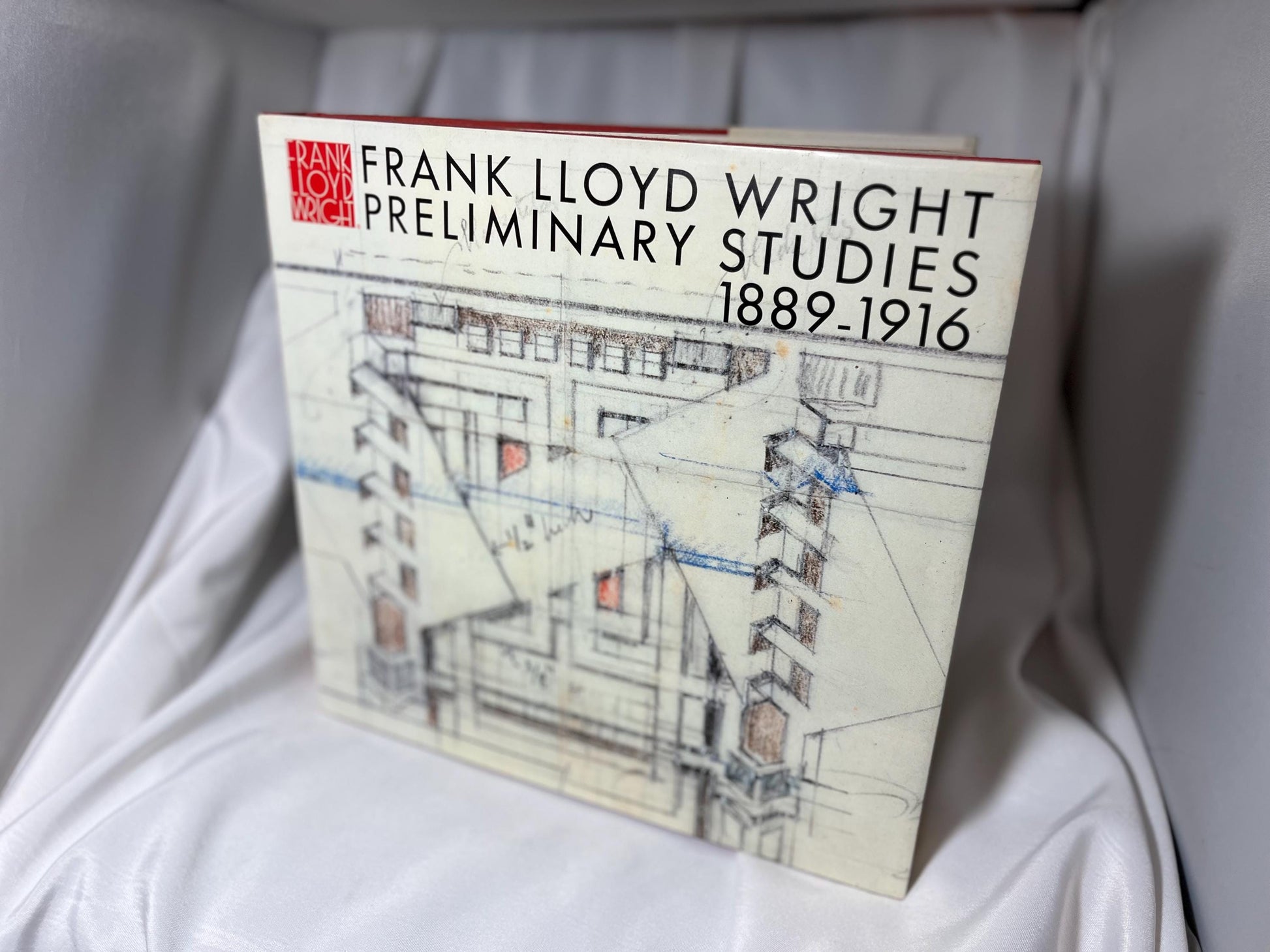 Frank Lloyd Wright Preliminary Studies Book 1889-1916, First Edition Hardcover, Bruce Brooks Pfeiffer