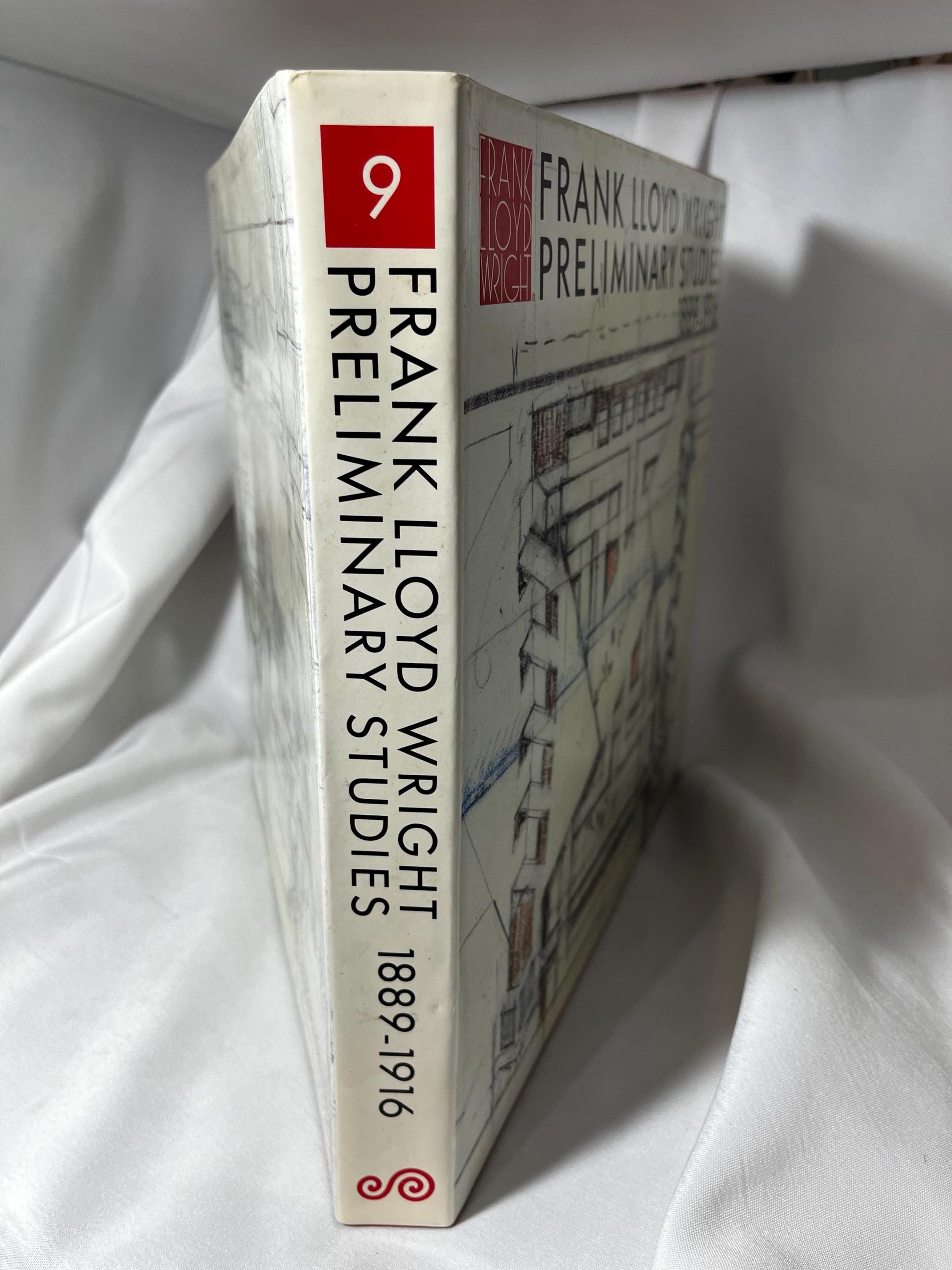 Frank Lloyd Wright Preliminary Studies Book 1889-1916, First Edition Hardcover, Bruce Brooks Pfeiffer