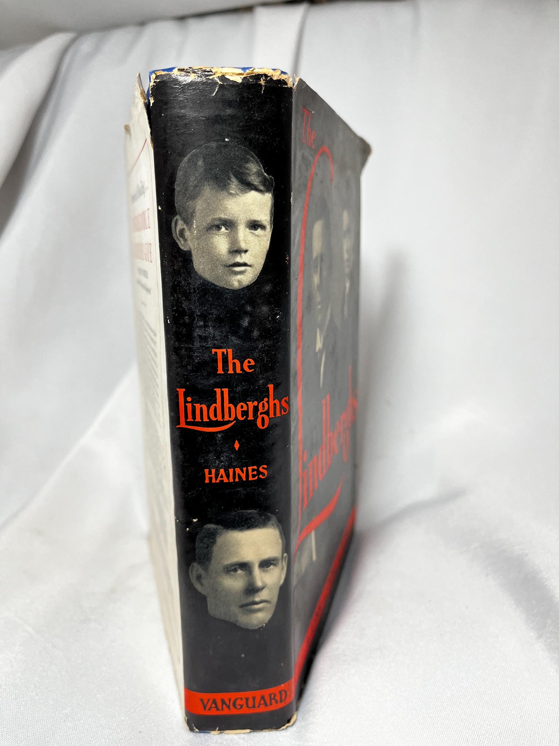 The Lindberghs by Lynn and Dora B. Haynes - 1931 First Edition Hardcover Book, Charles Lindbergh Biography, Aviator Memorabilia