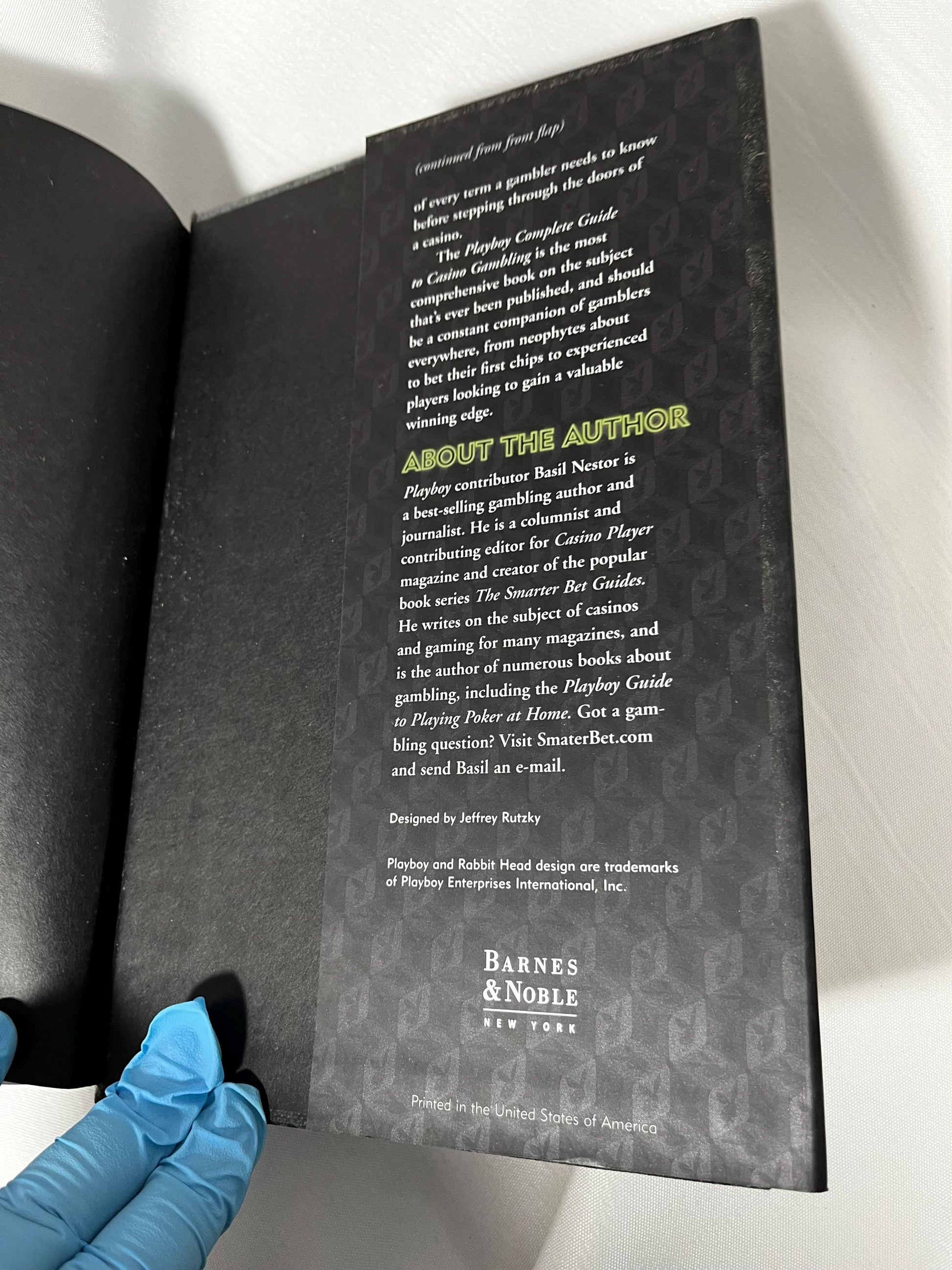 Playboy Guide to Casino Gambling by Basil Nestor, 2006 First Edition, Hardcover Book, Gambling How-To Resource