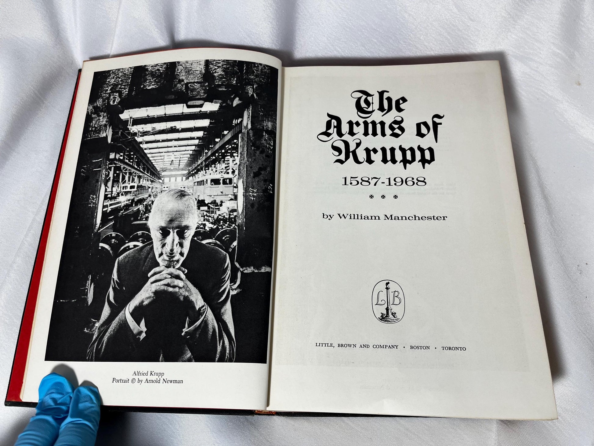 Arms of Krupp 1587-1968 Hardcover First Edition, William Manchester History Book