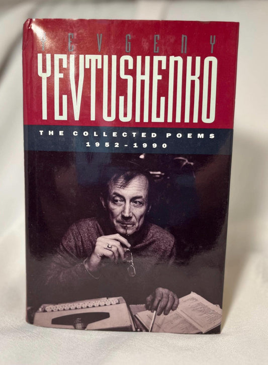 SIGNED Yevgeny Yevtushenko Poetry Book, Hardcover First Edition, Russian Literature Gift, 1991 Collector's Edition