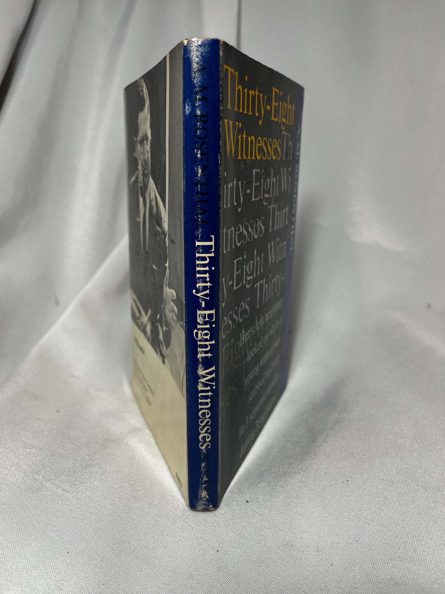 Vintage True Crime Book "Thirty Eight Witnesses" by A.M. Rosenthal - 1964 First Edition Hardcover