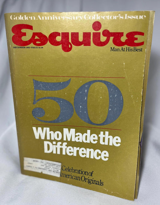 Esquire Golden Anniversary Collector's Issue Dec 1983, Vintage Magazine, Vol. 100, No. 6