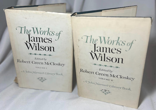 James Wilson Collected Works Book Set, Vol. 1 and 2, 1967 First Edition, Robert Green McCloskey