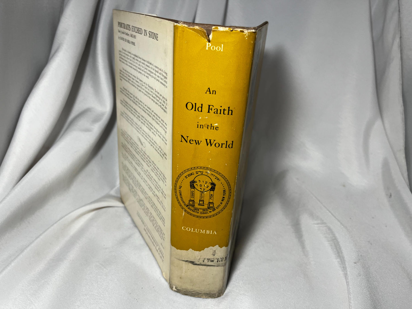 Hardcover Book "An Old Faith in the New World" 1955, Jewish History, Shearith Israel Portrait, First Edition