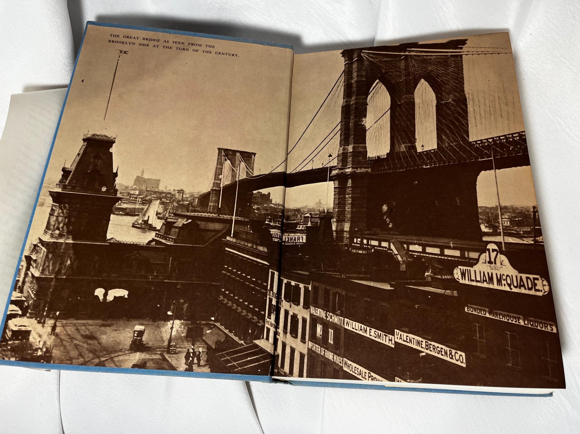 David McCullough Engineering Book, Brooklyn Bridge History, 1972 First Edition Hardcover