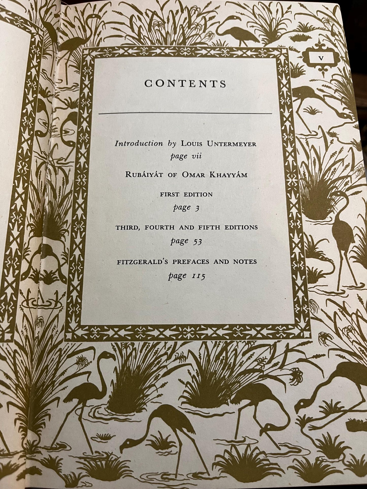 Rubáiyát of Omar Khayyám 1947 Hardcover, Edward FitzGerald Translation, English US Edition, 13th Century Poetry