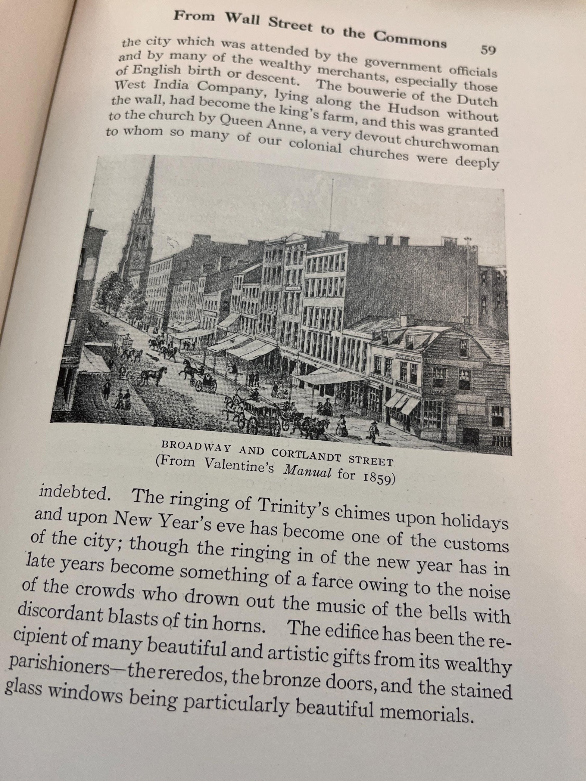 Vintage Hardcover Book "The Greatest Street in the World: Broadway" 1911