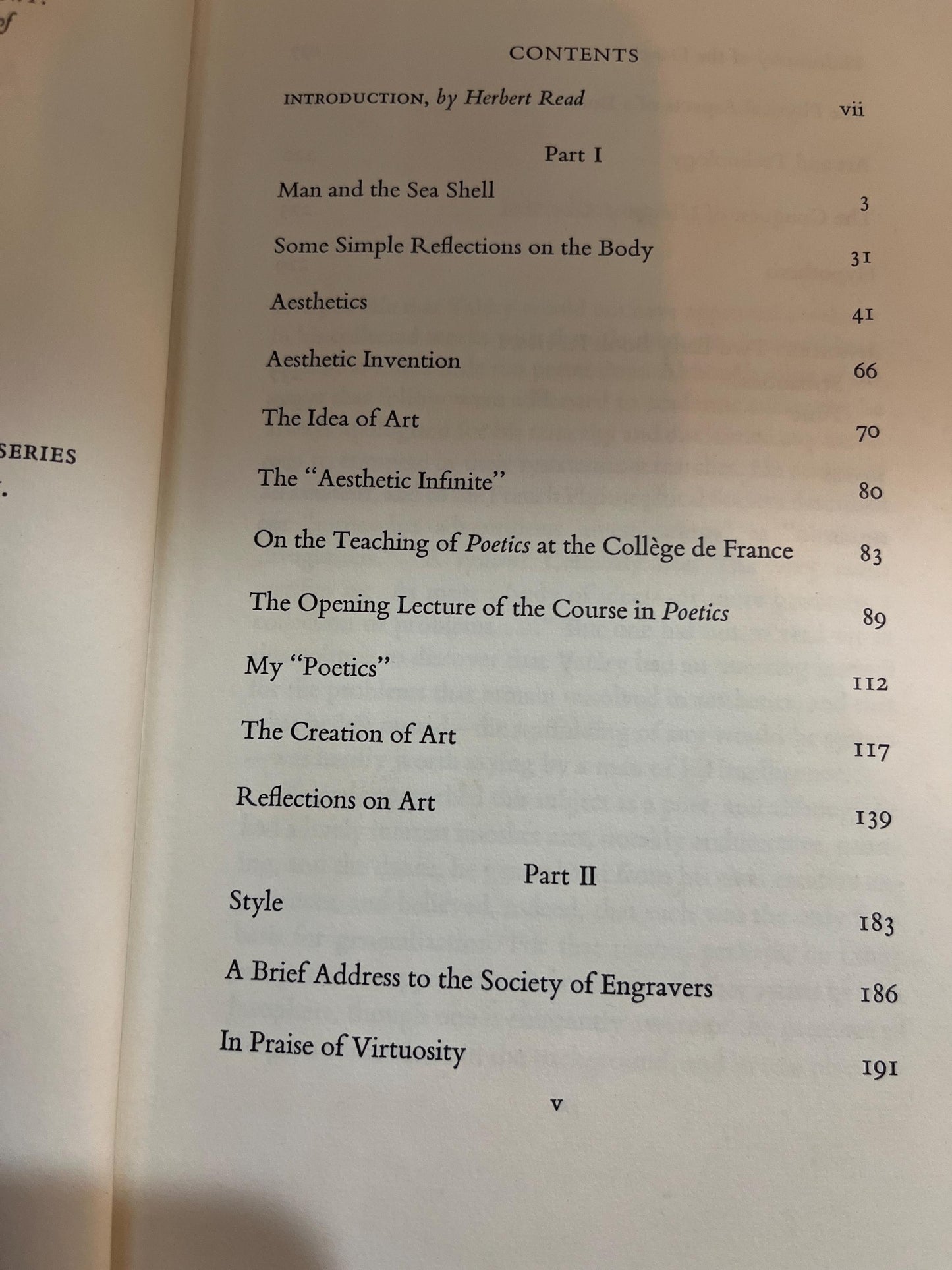 Paul Valéry "Aesthetics" 1964 Hardcover, Vintage Philosophy Book English Language