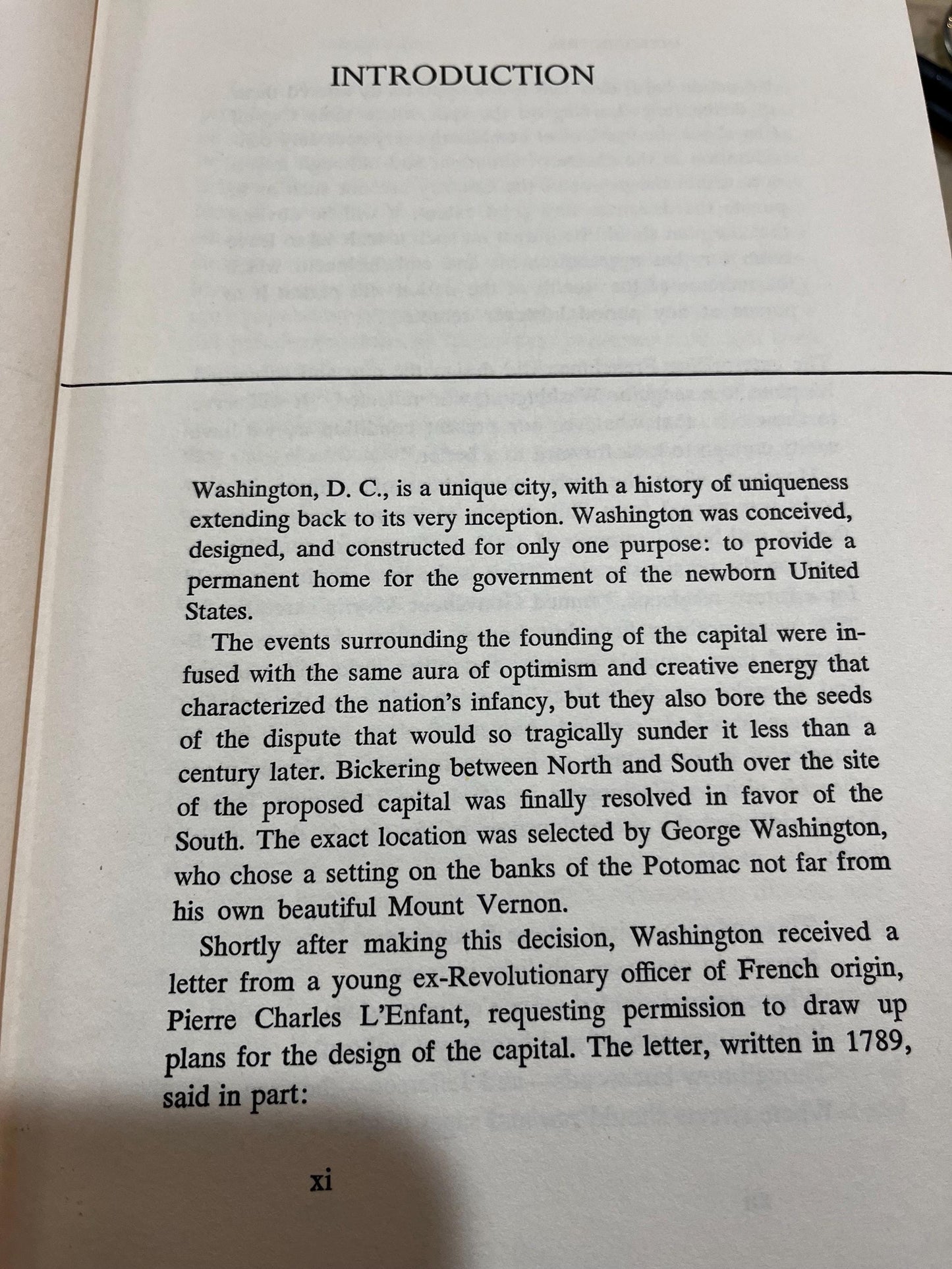 Vintage "Washington: A Reader" Hardcover First Edition, Thomas Jefferson, Abigail Adams, Dolly Madison, Mark Twain, Walt Whitman