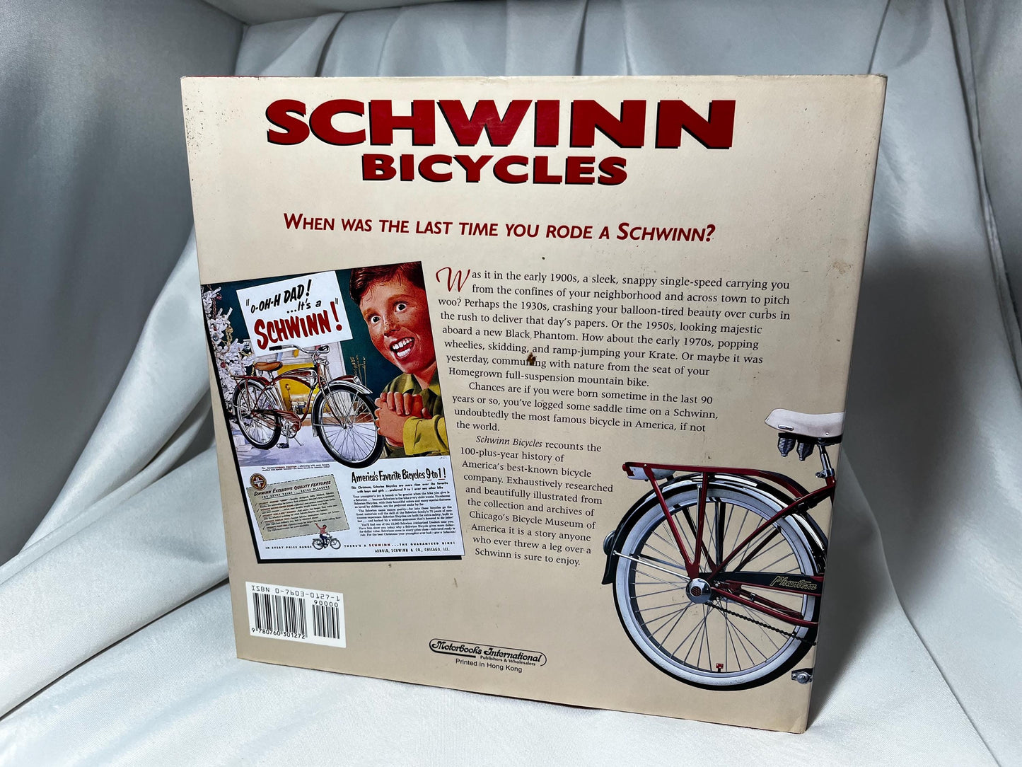 Schwinn Bicycles Book by Jay Pridmore, Jim Hurd - 1996 First Edition, Hardcover, Mechanical History, Bicycle History