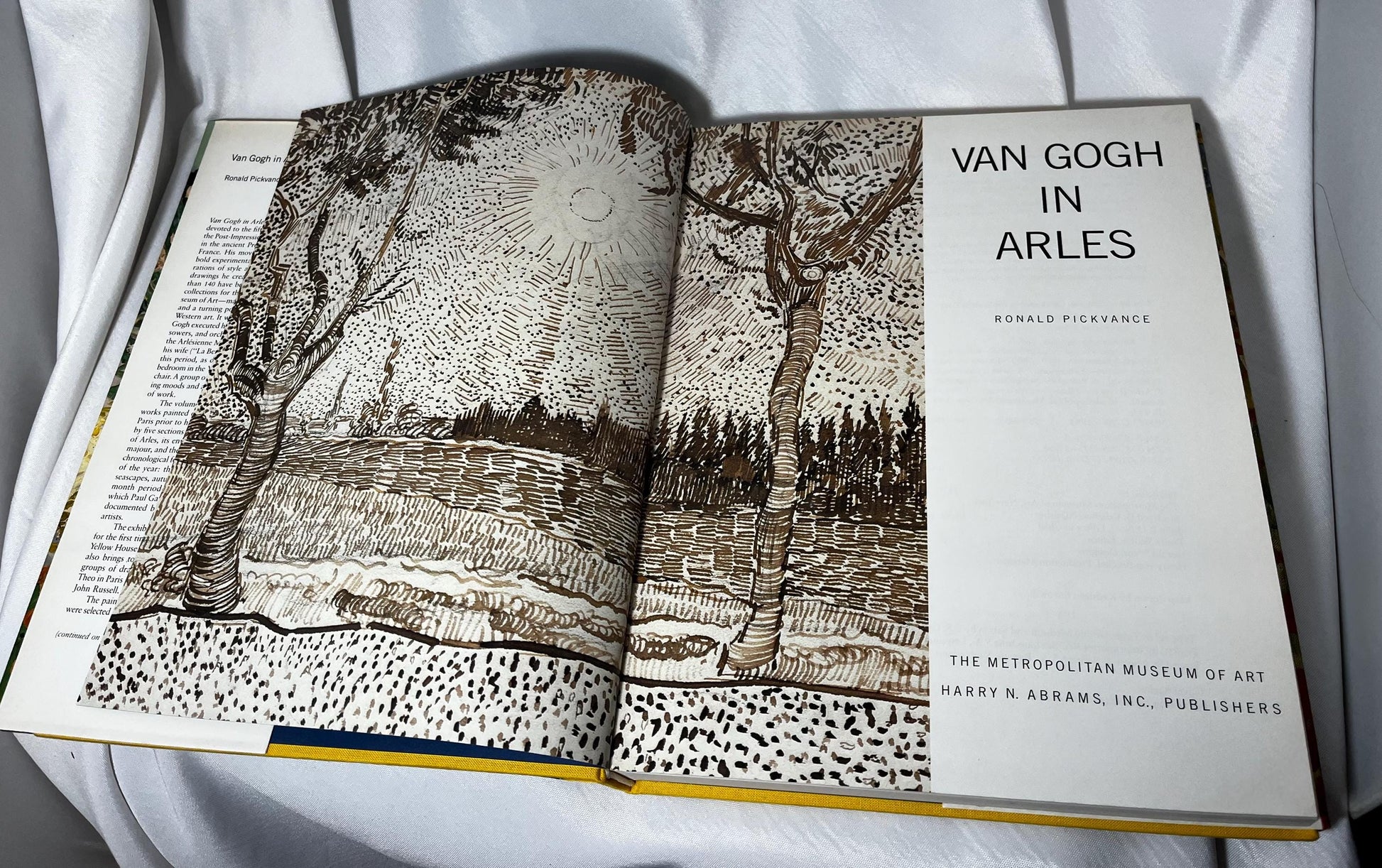 Van Gogh in Arles Book Hardcover First Edition, Ronald Pickvance, Vincent Van Gogh, Museum of Modern Art