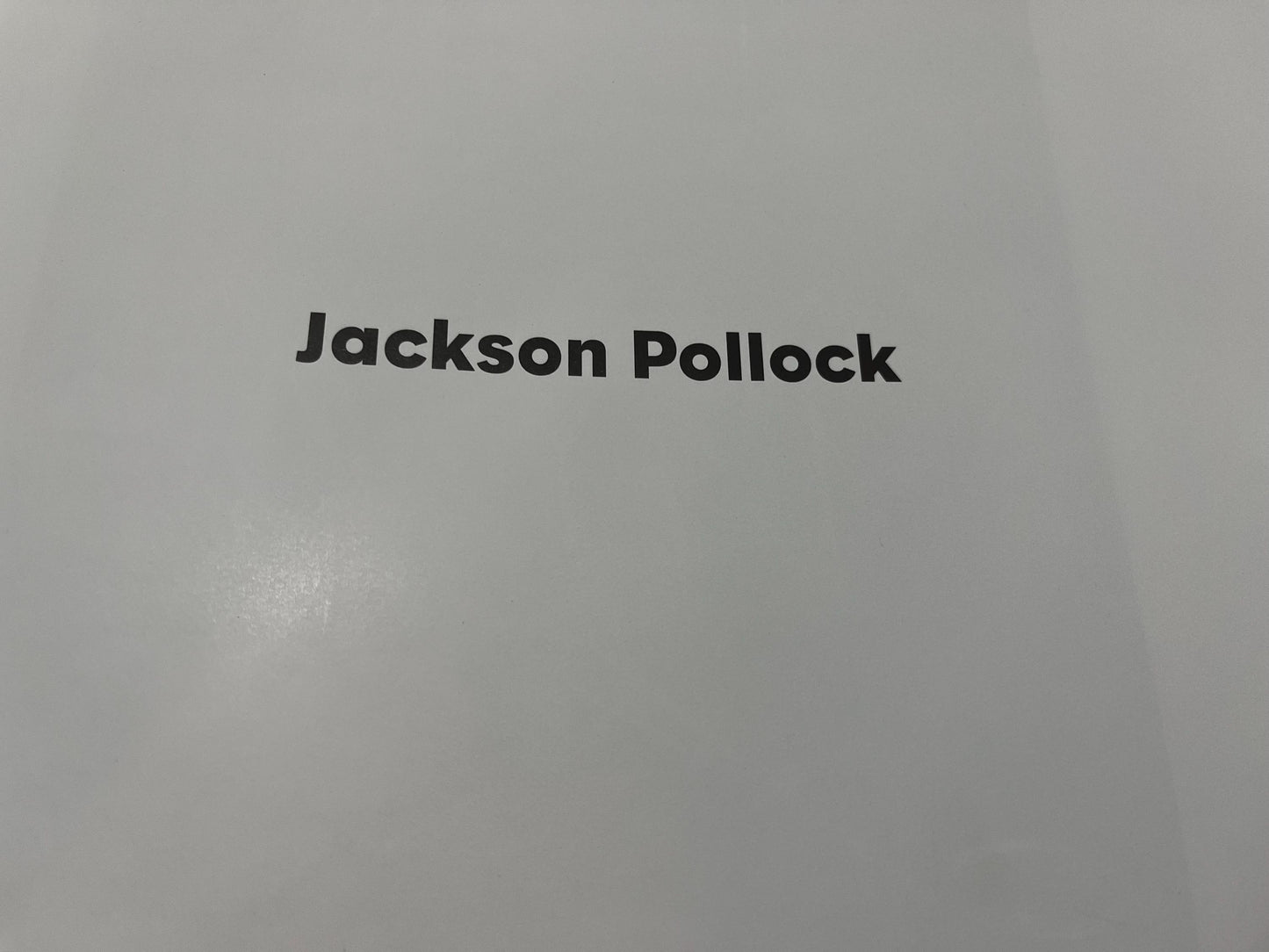 Hardbound "Jackson Pollock" by Kirk Varnedoe, 1998 First Edition, Modern Art Essays, Coffee Table Book