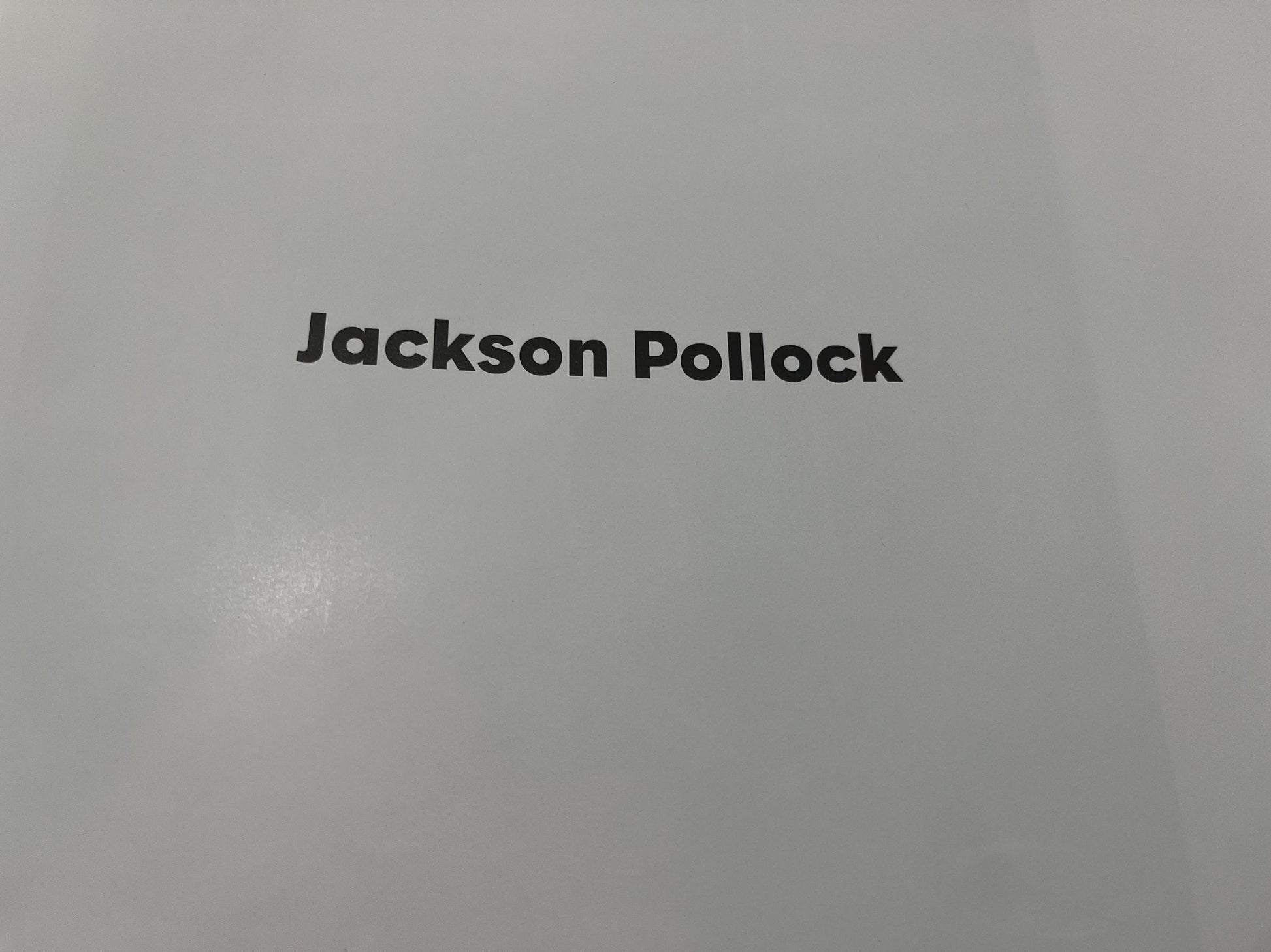 Hardbound "Jackson Pollock" by Kirk Varnedoe, 1998 First Edition, Modern Art Essays, Coffee Table Book