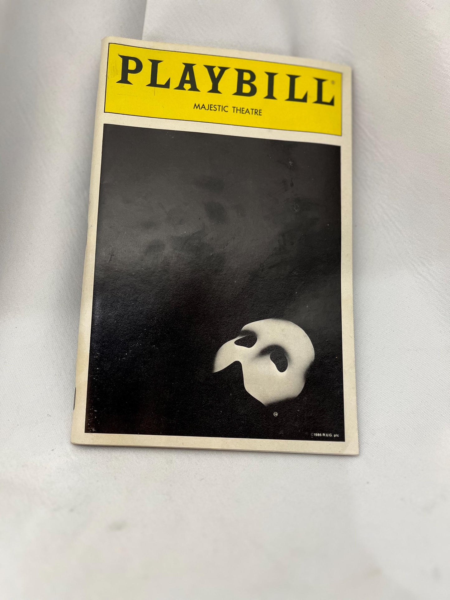 The Phantom of the Opera Playbill & Ticket Stub Set, 1988 Original Broadway Cast, Souvenir Collectible