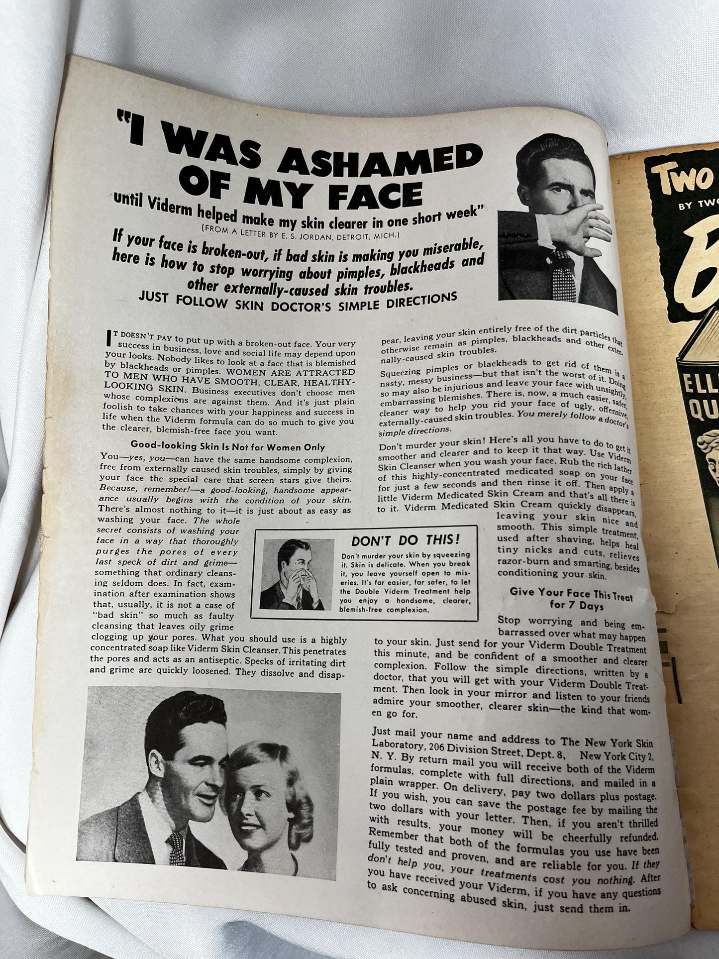 Rare Inside Detective Magazine Feb 1949, Crime Detective Stories, Vintage Pulp Fiction