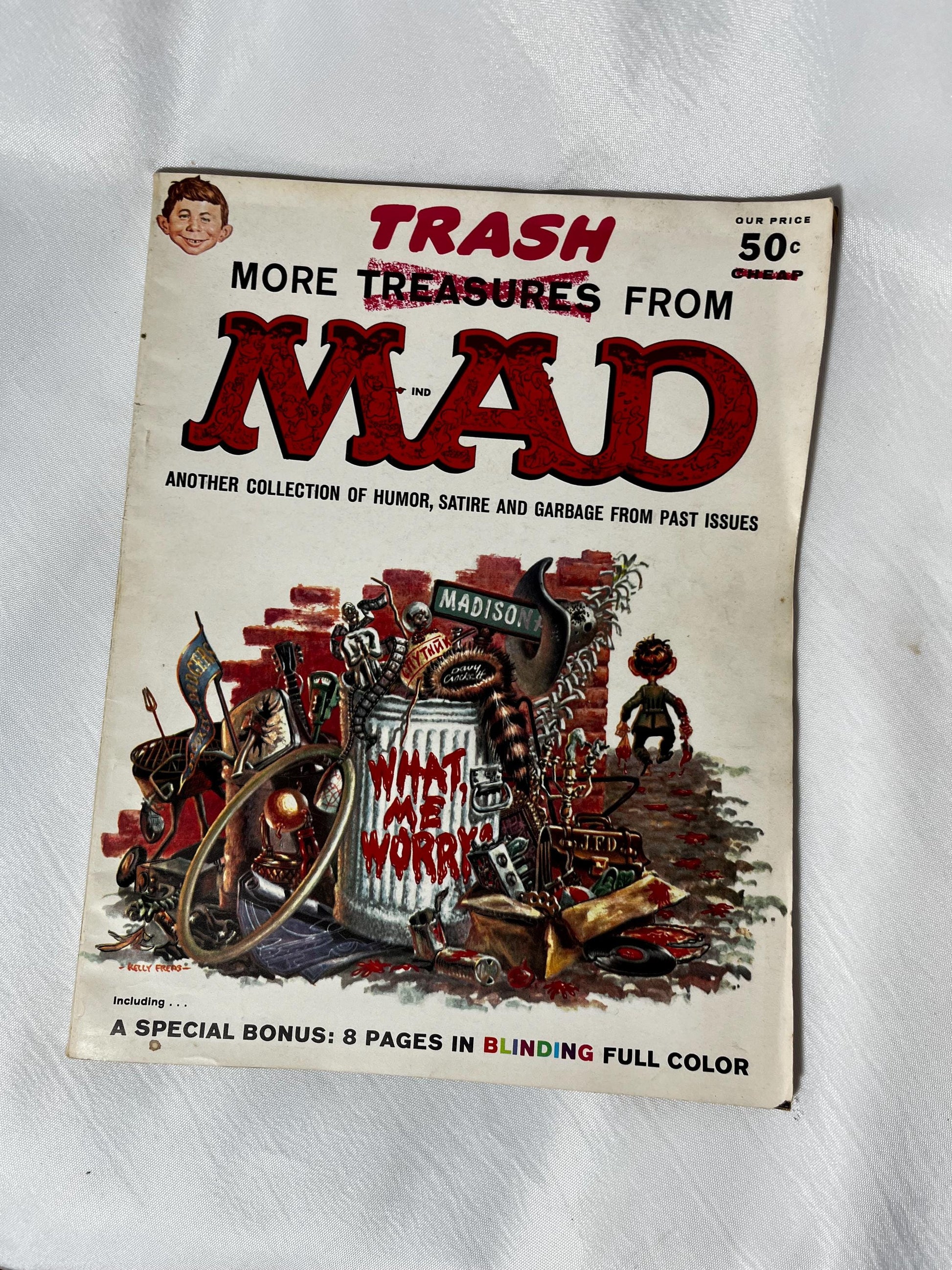 More Trash from "Mad" Magazine 1959 Satire Humor Writing Book, Classic Comedy Gift