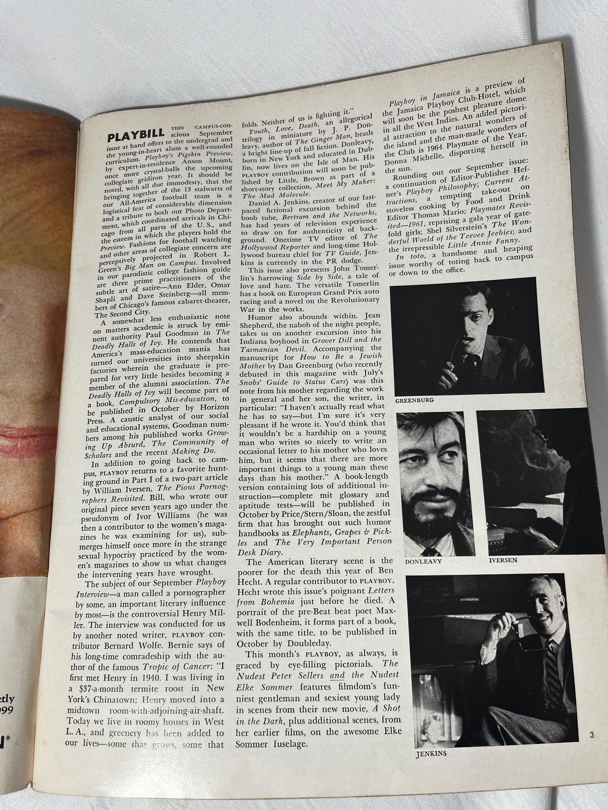 Playboy September 1964 Astrid Schulz Cover, Vintage Magazine, 60s Glamour, Retro Pin-up, Collectible