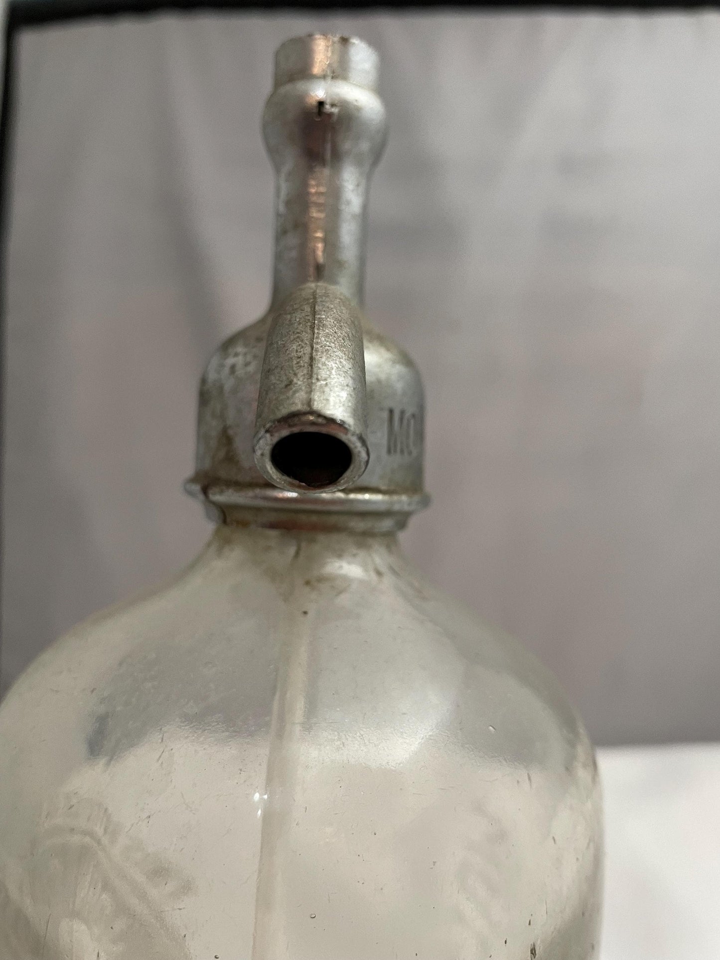 antiques Glass Seltzer bottle