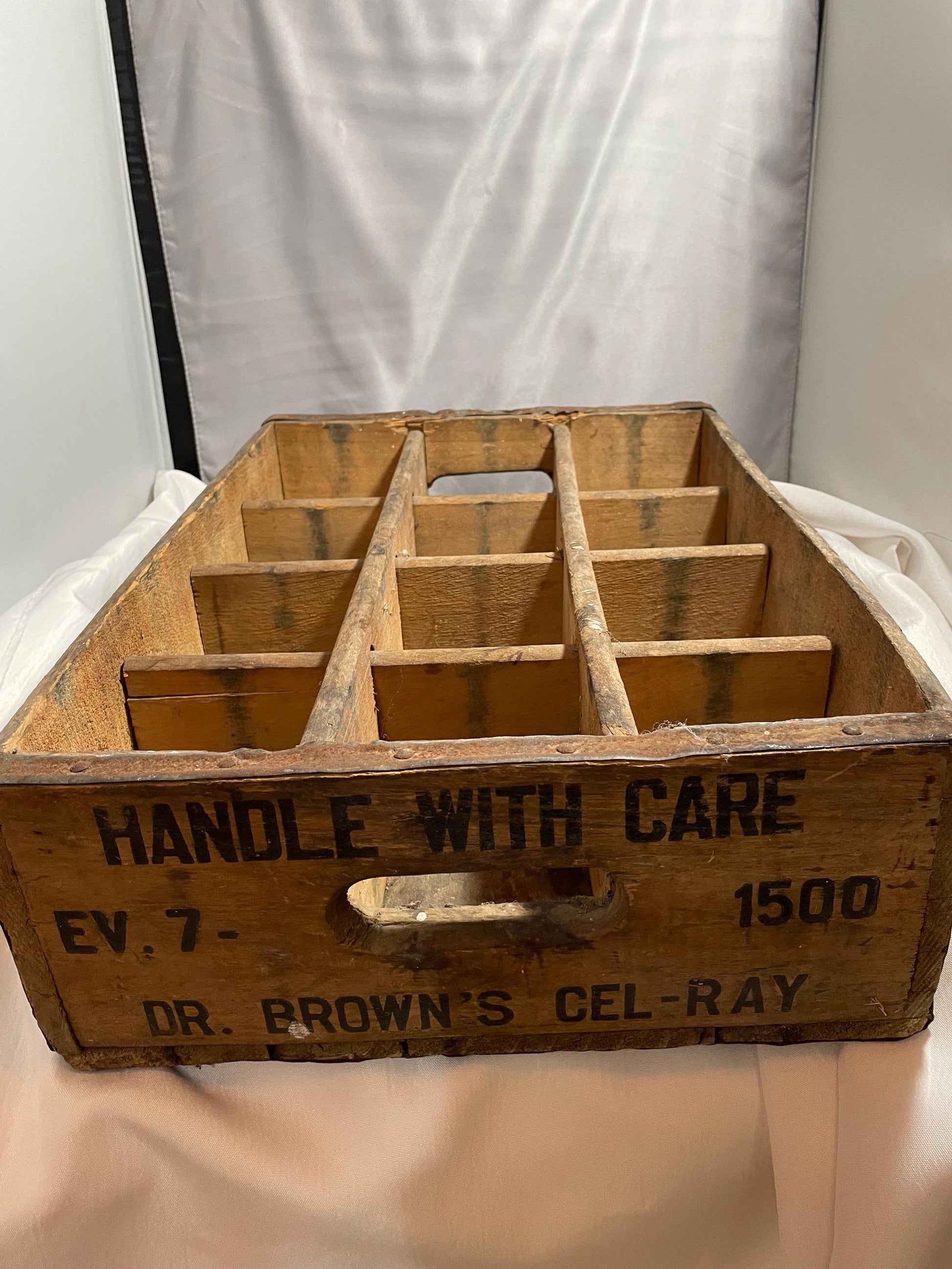 American Beverage Corporation Brooklyn NY Vintage Wooden crate.