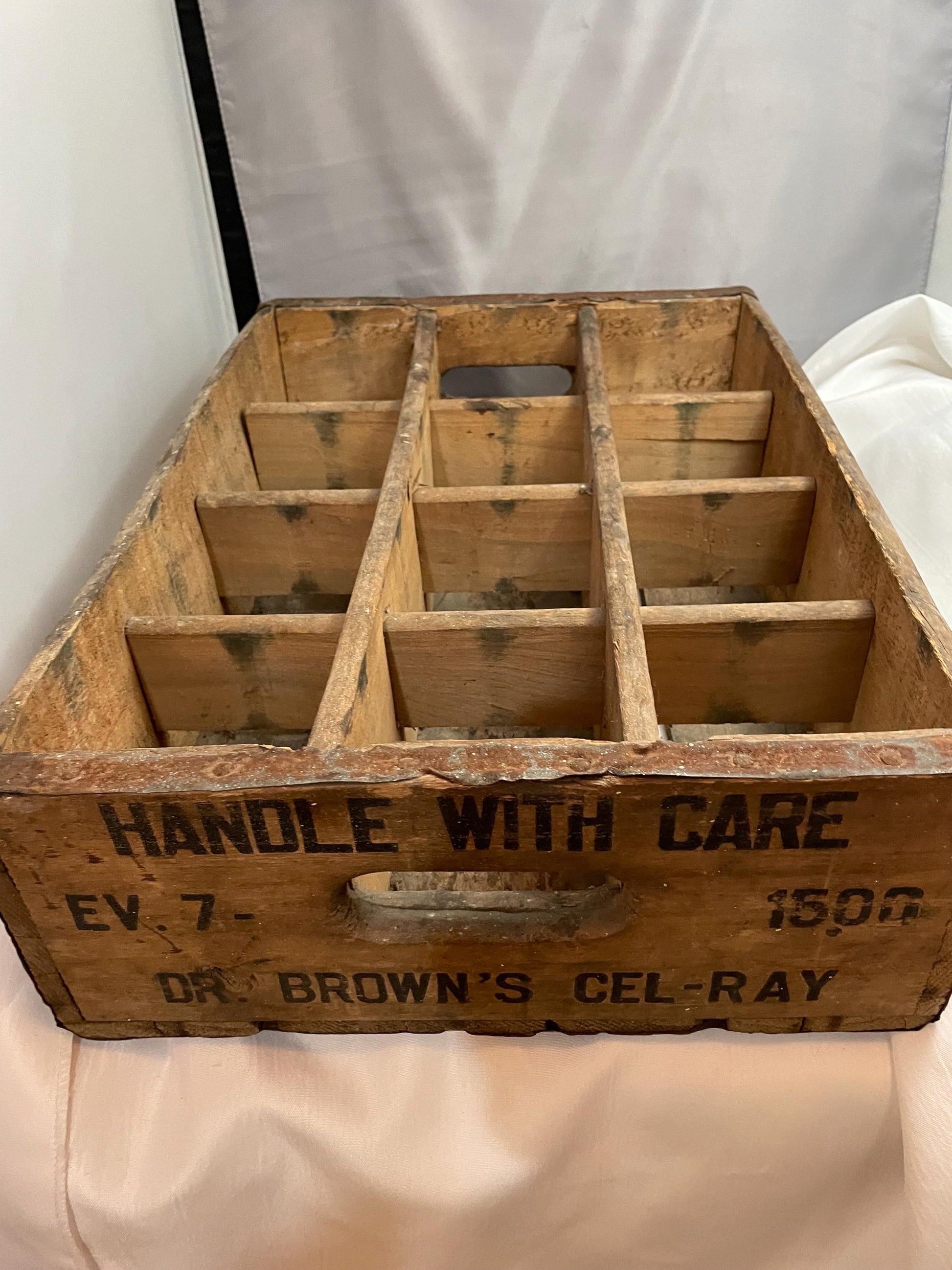 American Beverage Corporation Brooklyn NY Vintage Wooden crate.