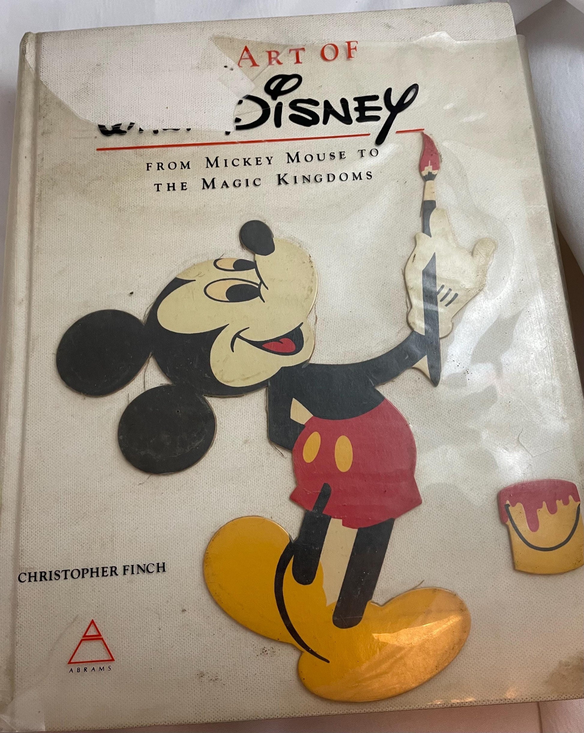 The Art Of Walt Disney By Christopher Finch. collectible. Cellophane in poor condition but removable.