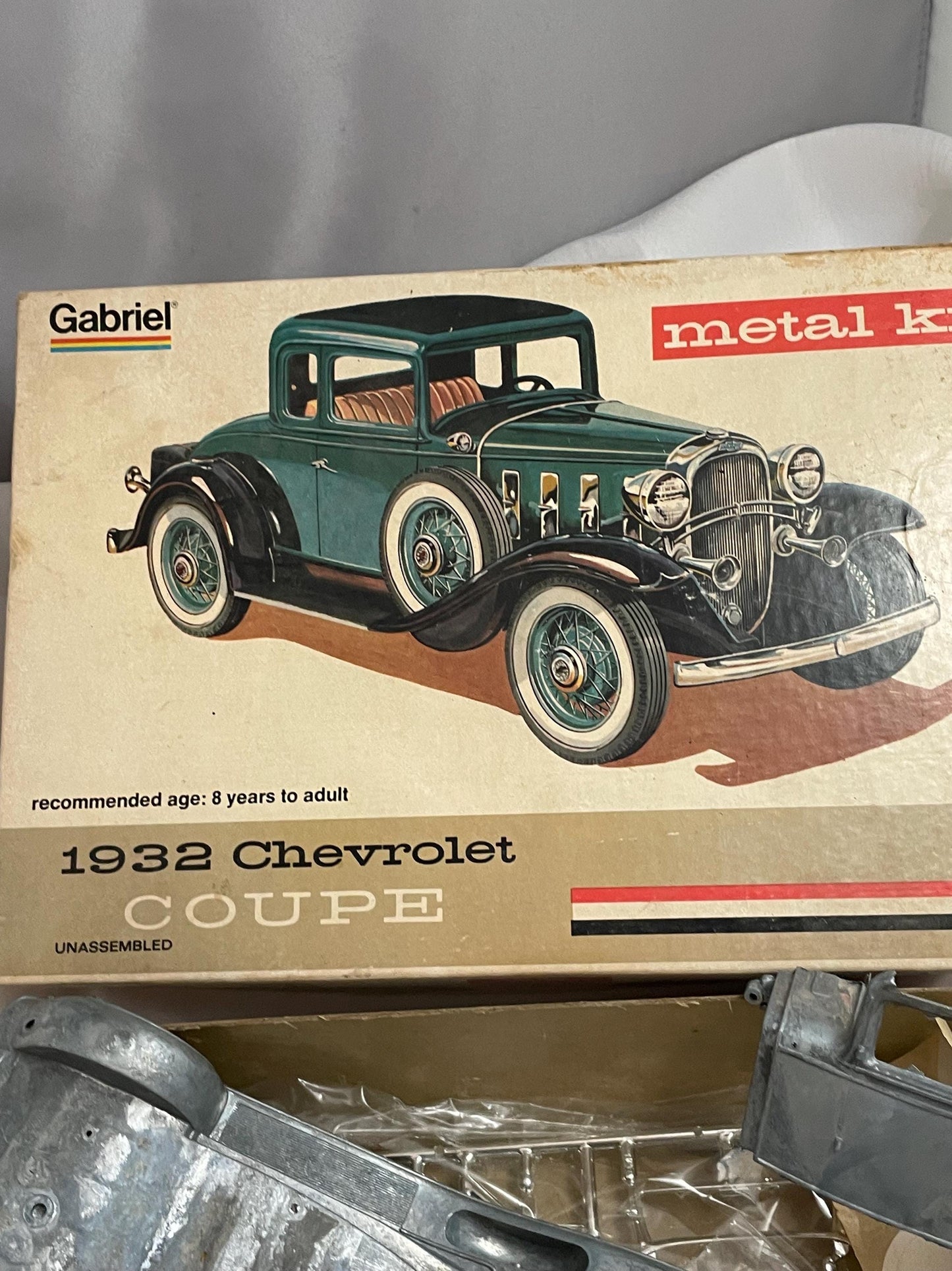 Gabriel Metal Vintage Model Car kit . 1932 Chevy Coupe Scale model.