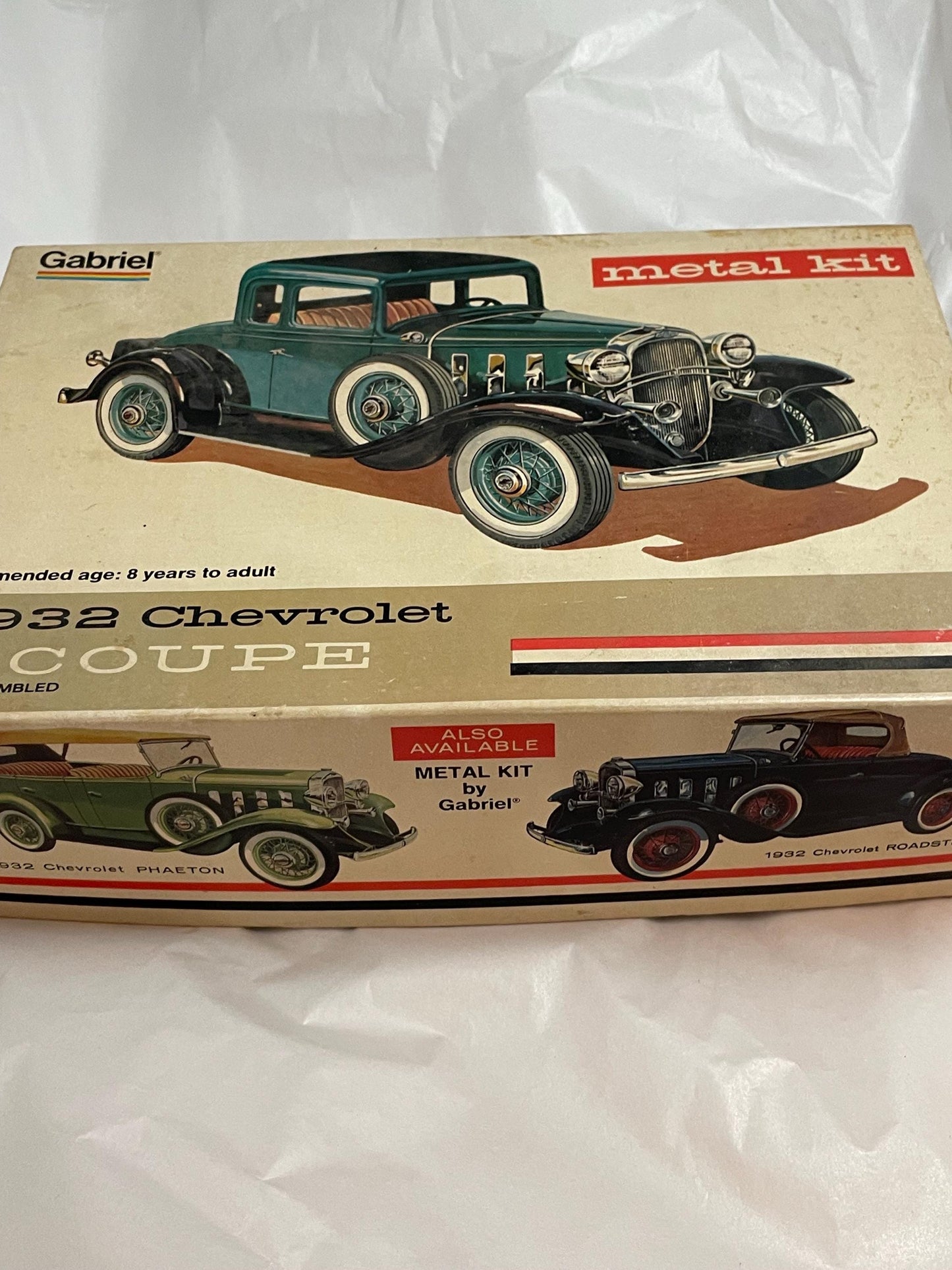 Gabriel Metal Vintage Model Car kit . 1932 Chevy Coupe Scale model.