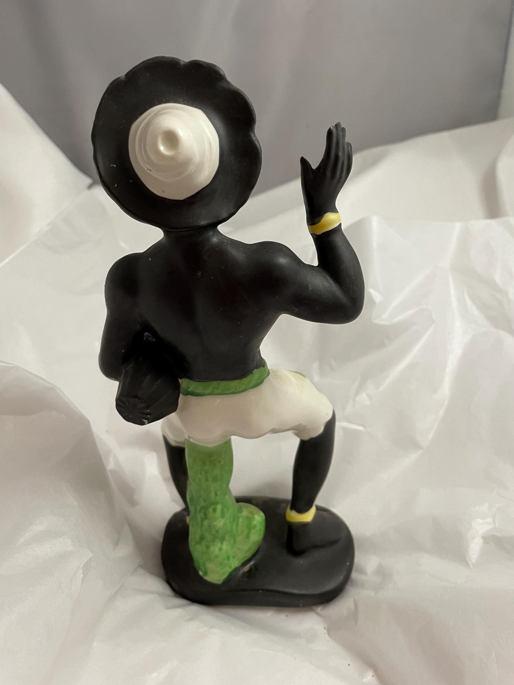 Vintage Ceramic Calypso Latin Dancer/Bongo player.