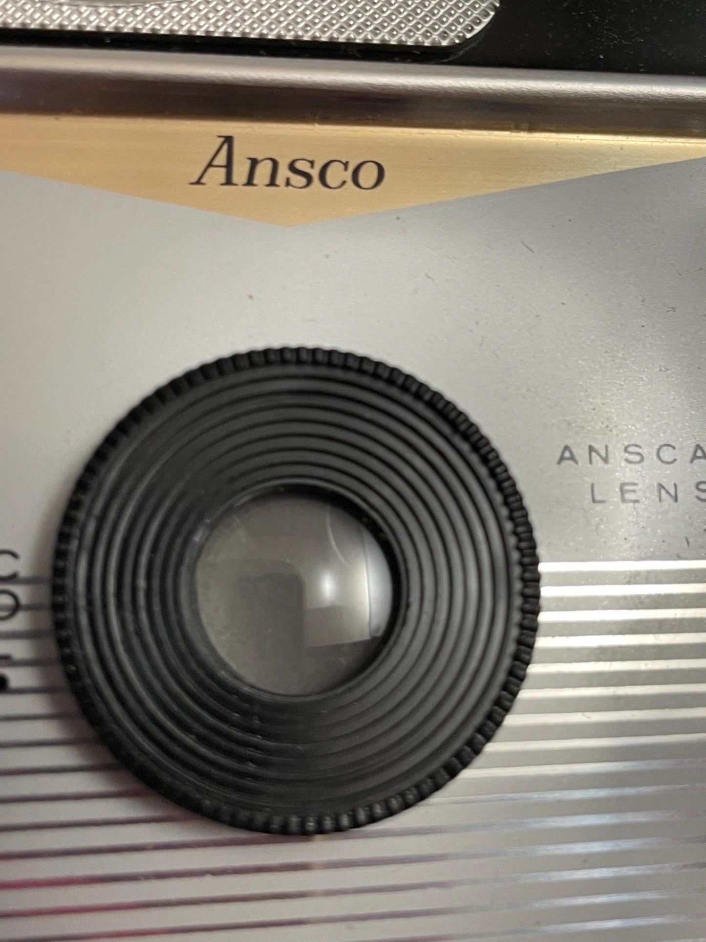 Vintage Anesco Cadet Flash Camera. W/ Original instructions sheet and boxed.