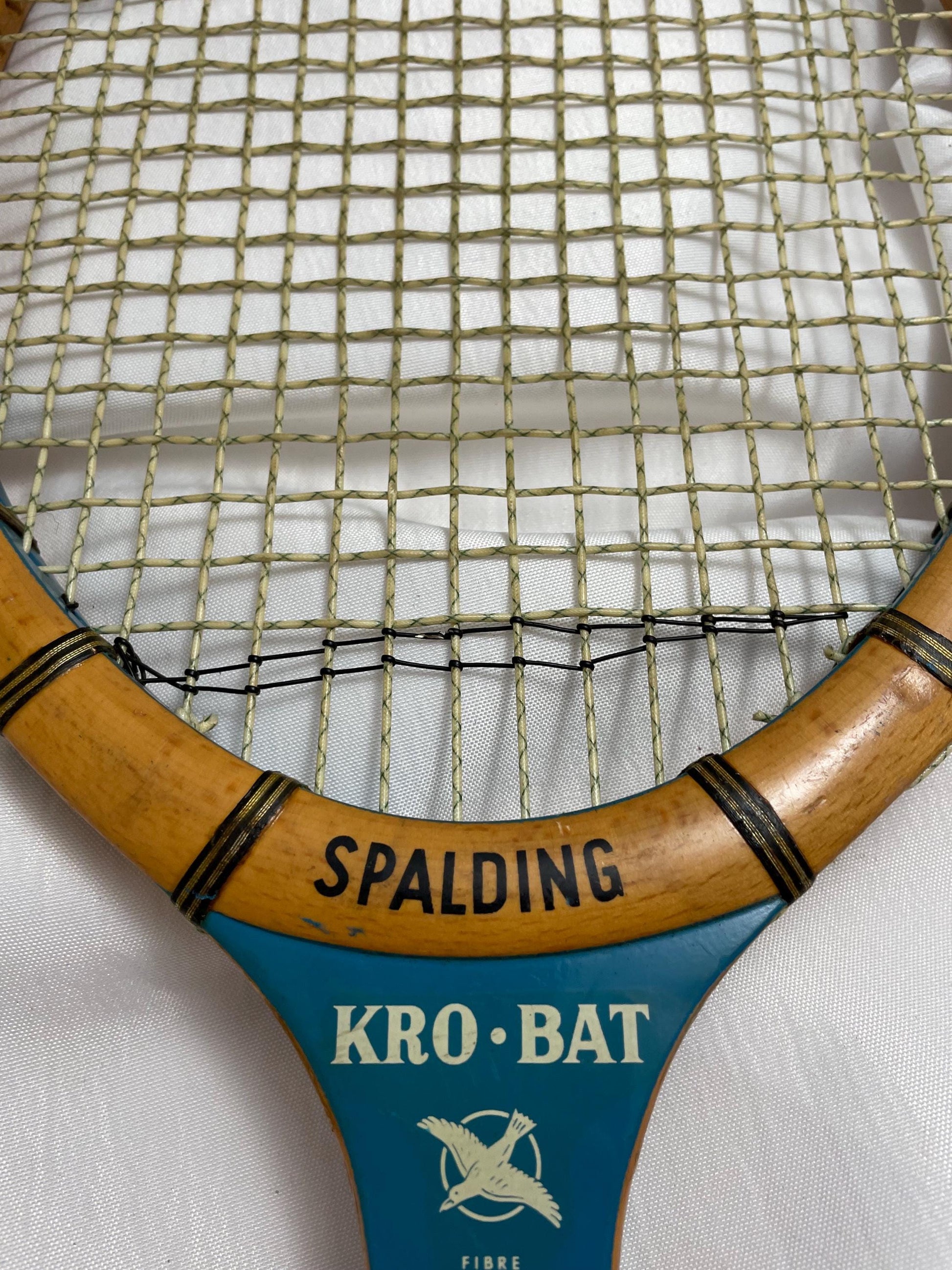 Vintage Official Spalding Wood Raquet.