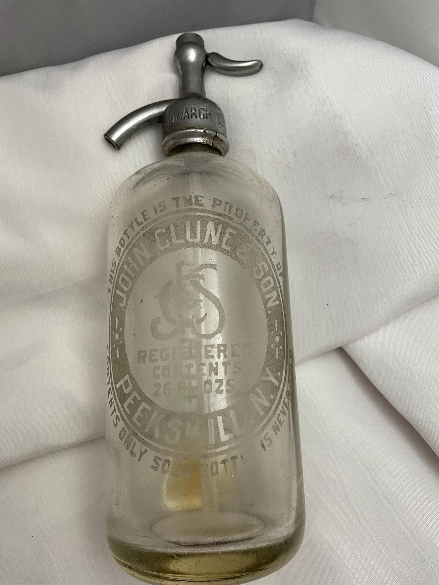 antiques Glass Seltzer bottle