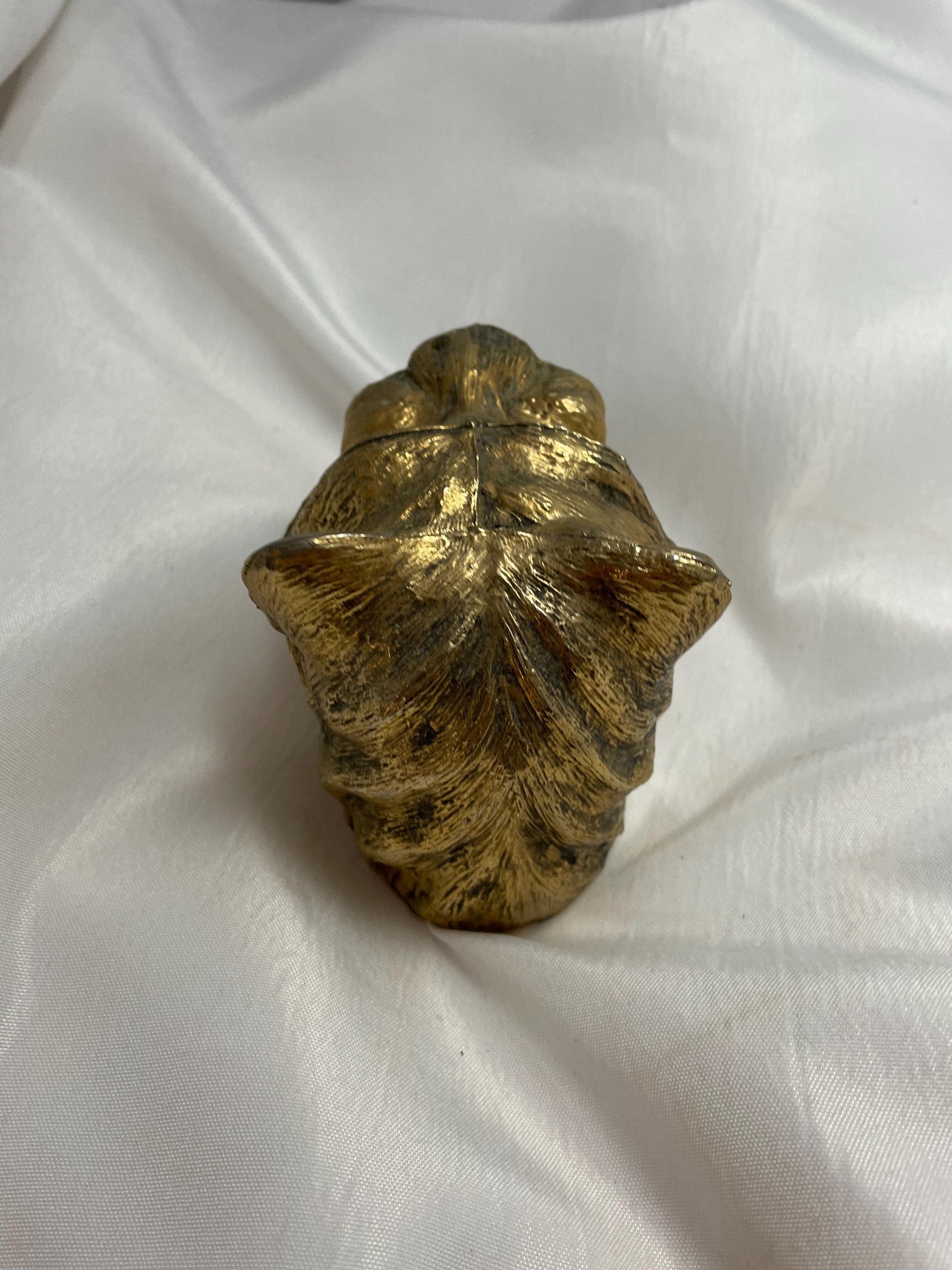 Ted Arnold Rare 1960’s Tiger head Lighter display Figurine. Brass.