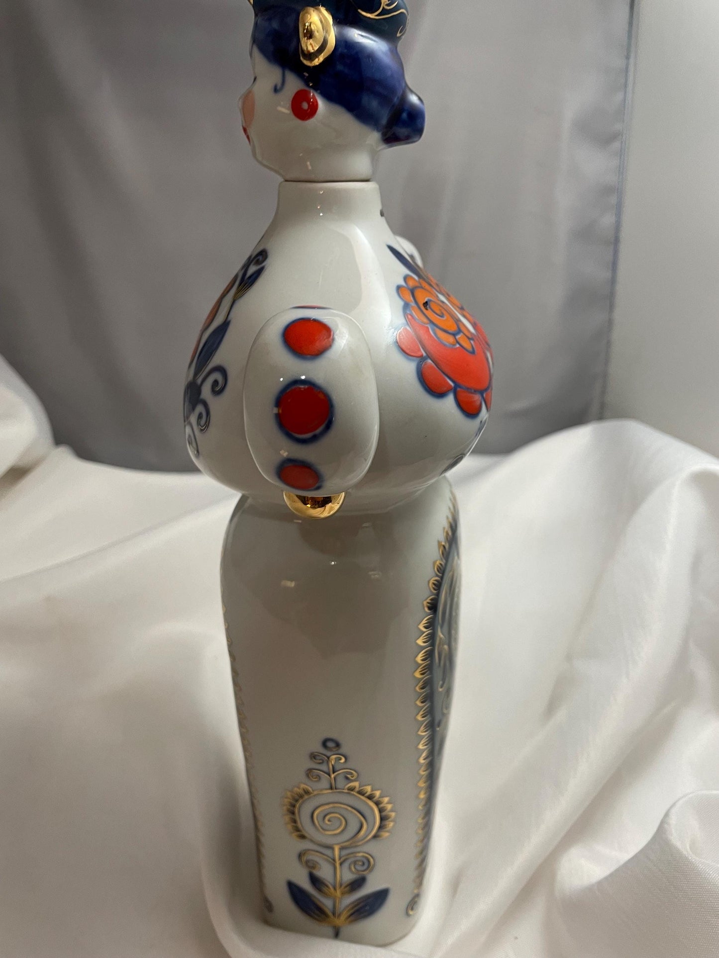 Vintage Korosten “Solomia” Porcelain Decanter.