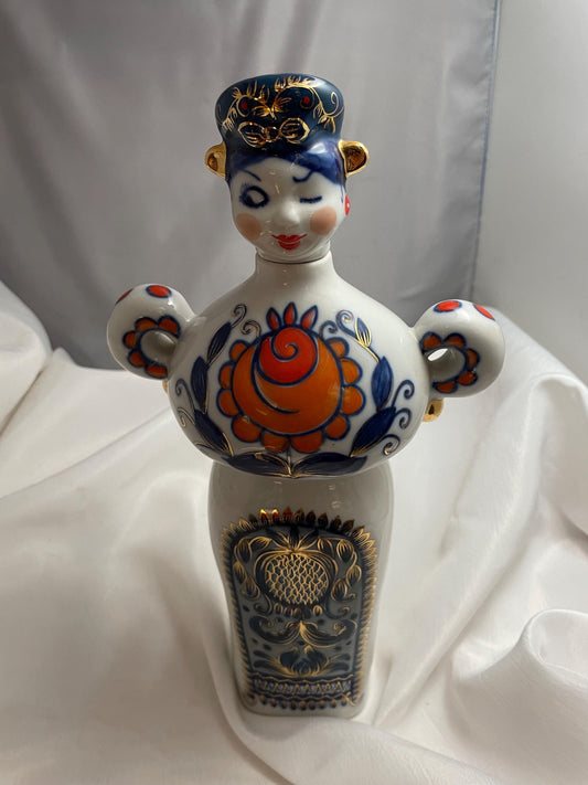 Vintage Korosten “Solomia” Porcelain Decanter.