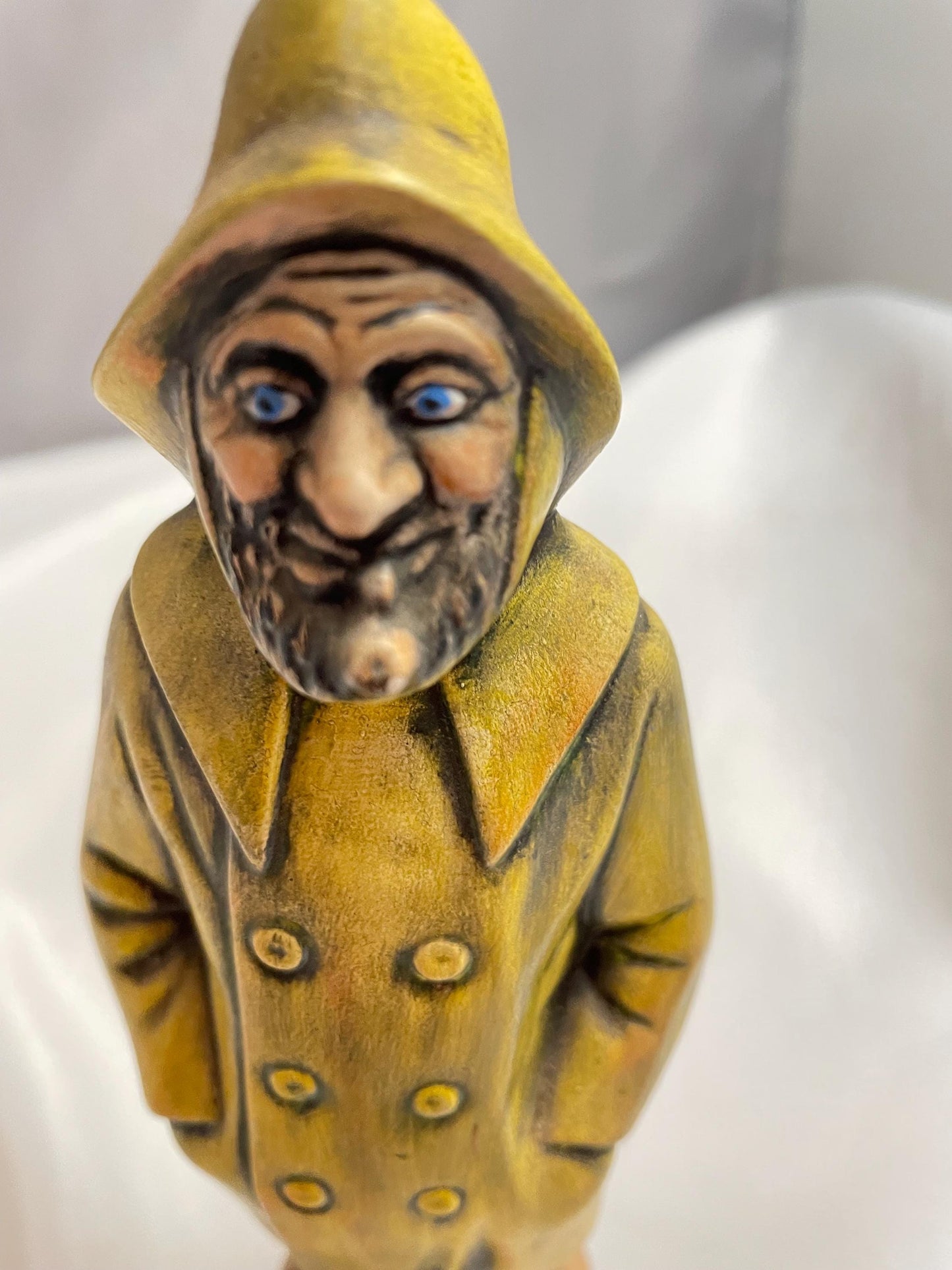 Vintage Ceramic Old Sailor Captain Figurine.