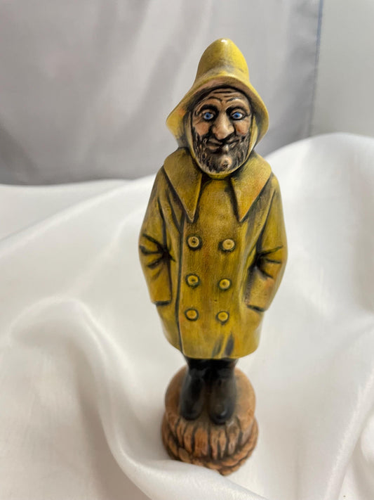 Vintage Ceramic Old Sailor Captain Figurine.