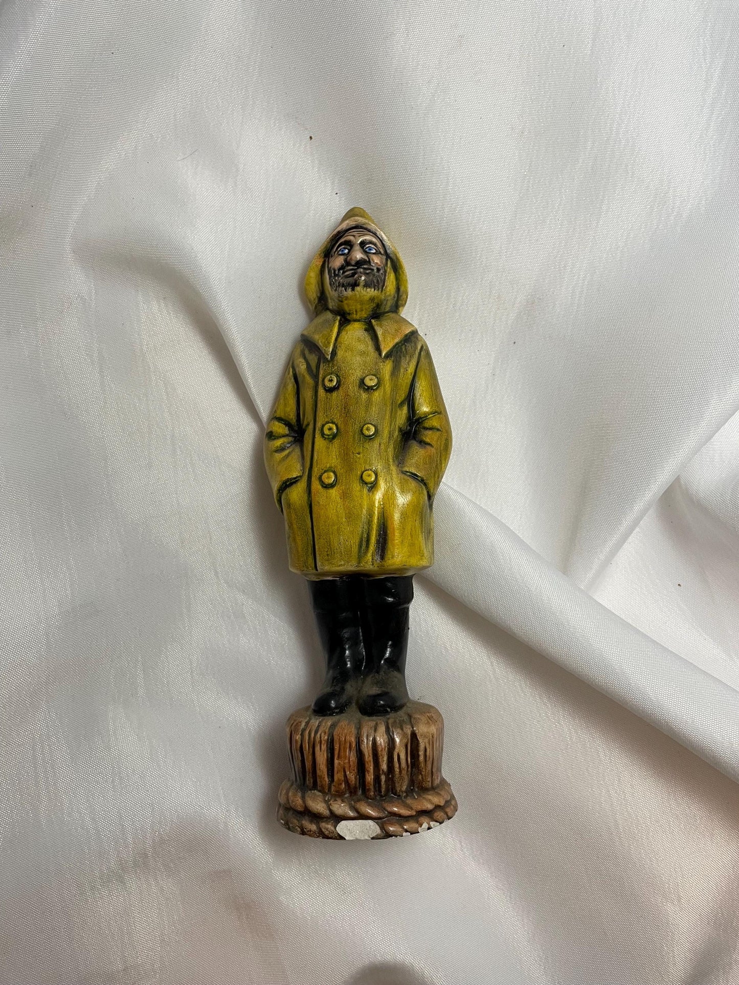 Vintage Ceramic Old Sailor Captain Figurine.