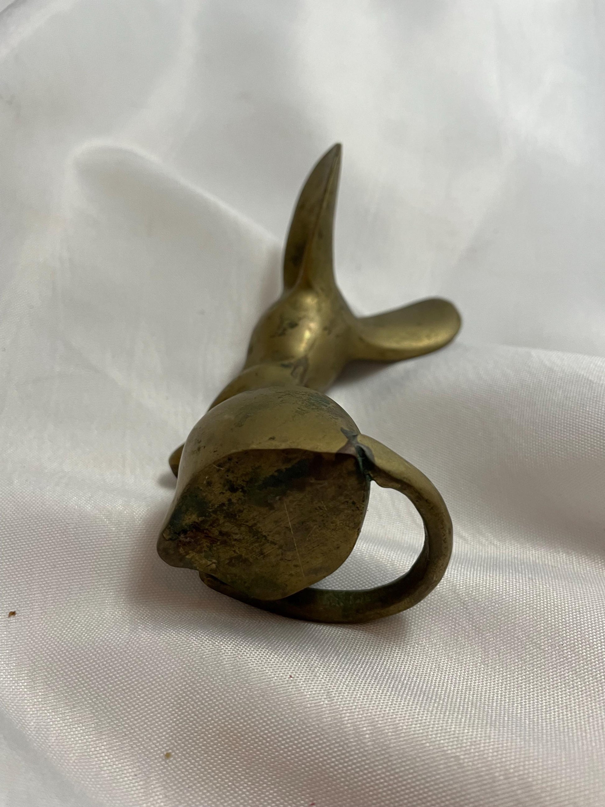 Vintage Brass Mouse figurine.